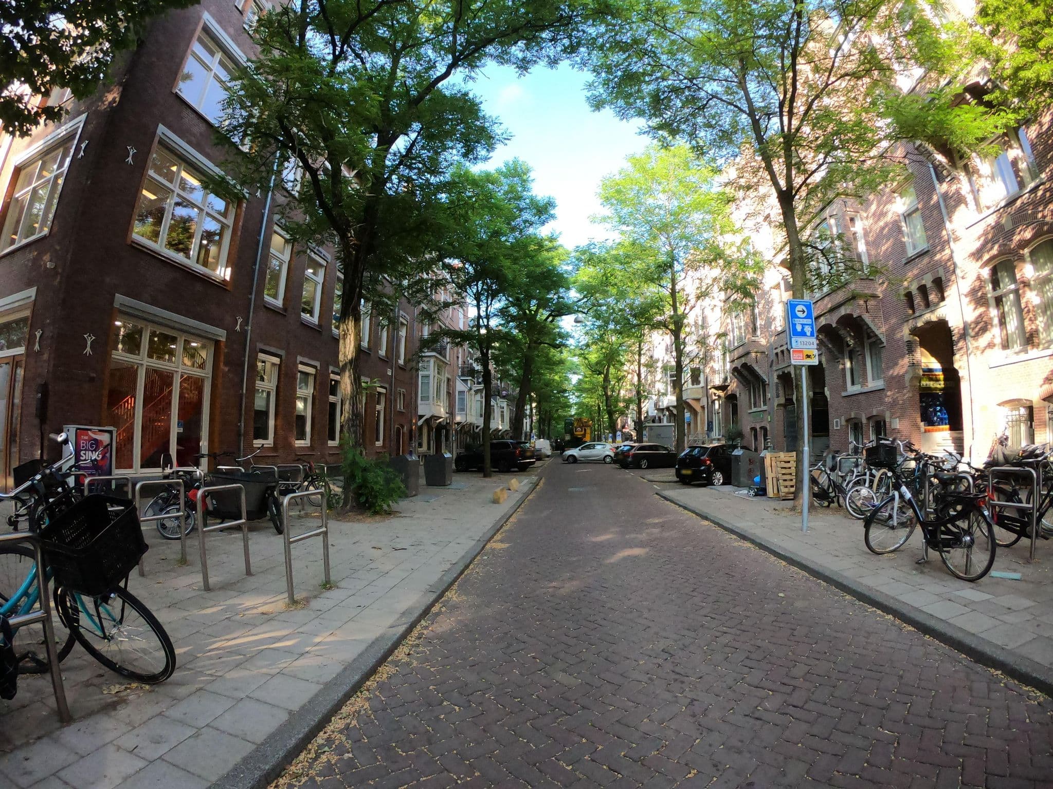 Street view near Hotel Van Gogh, Amsterdam