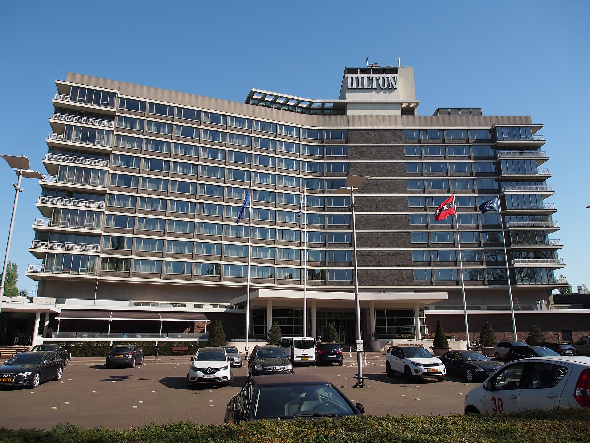 Hilton Amsterdam (via Wikimedia Commons, CC0)