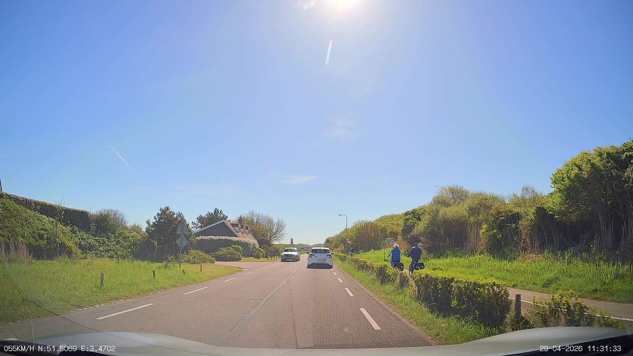 Street view near B&B aan de Zee, Zoutelande — © thewizard (CC BY-SA · Mapillary)