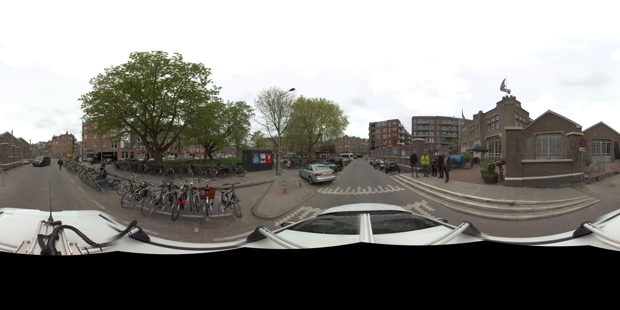 Street view near Hotel De Hallen, Amsterdam — © amsterdam (CC BY-SA · Mapillary)