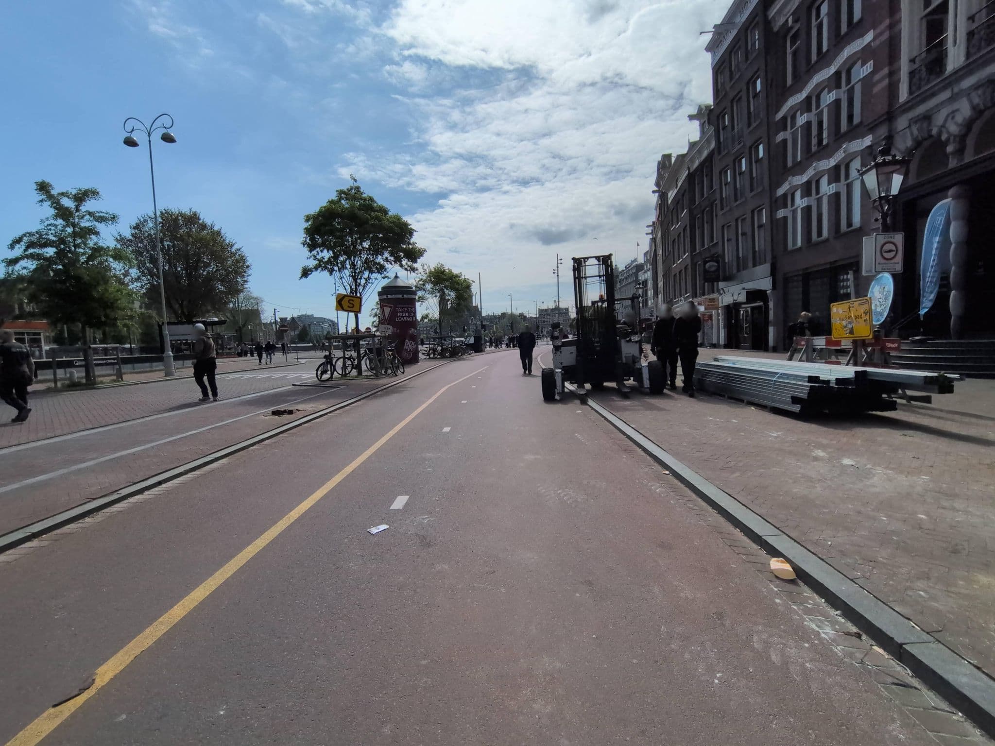 Street view near A-Train Hotel, Amsterdam