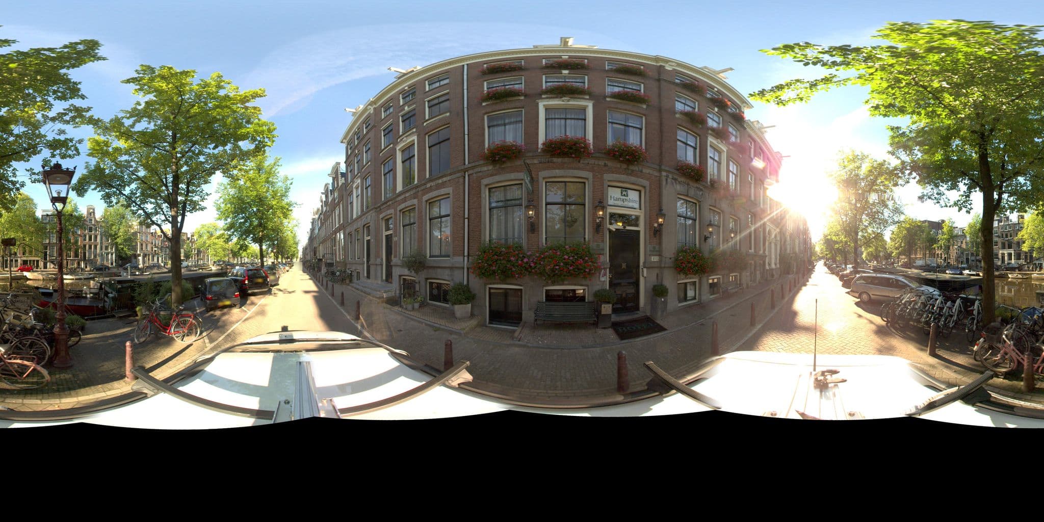 Street view near Prinsengracht Hotel, Amsterdam