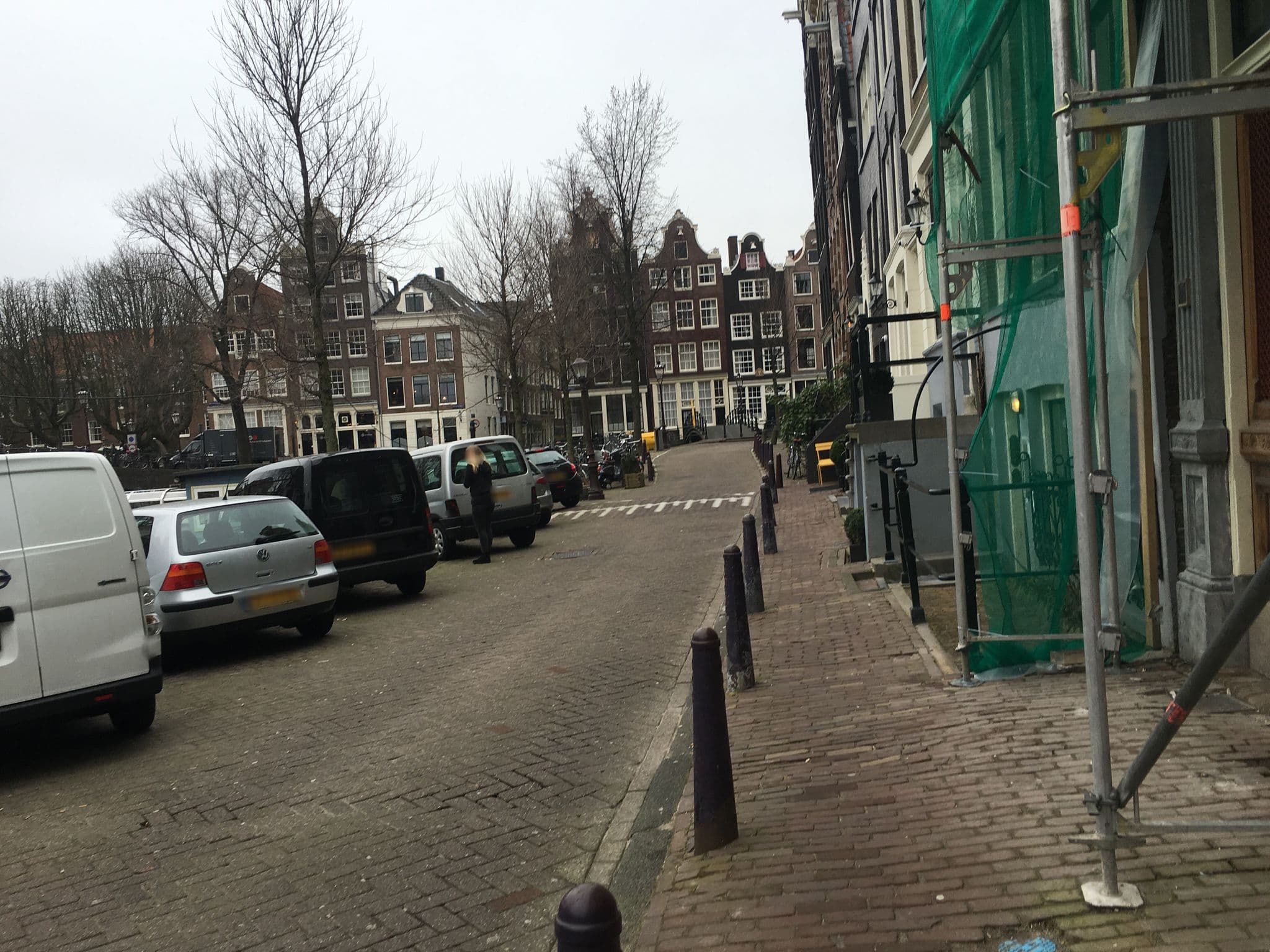 Street view near Max Brown Hotel, Amsterdam — © ccossio (CC BY-SA · Mapillary)