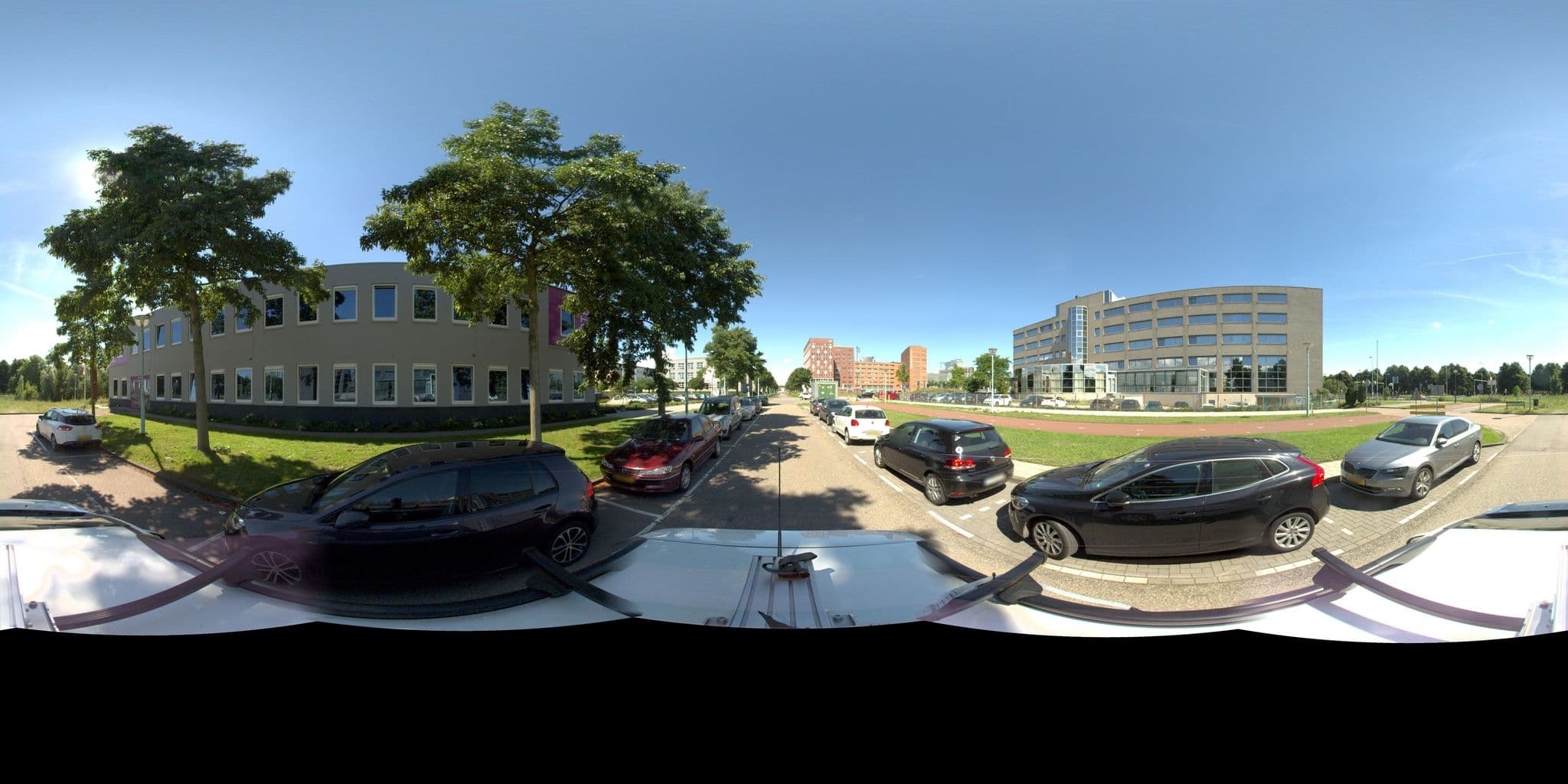 Street view near Amsterdam Teleport Hotel, Amsterdam