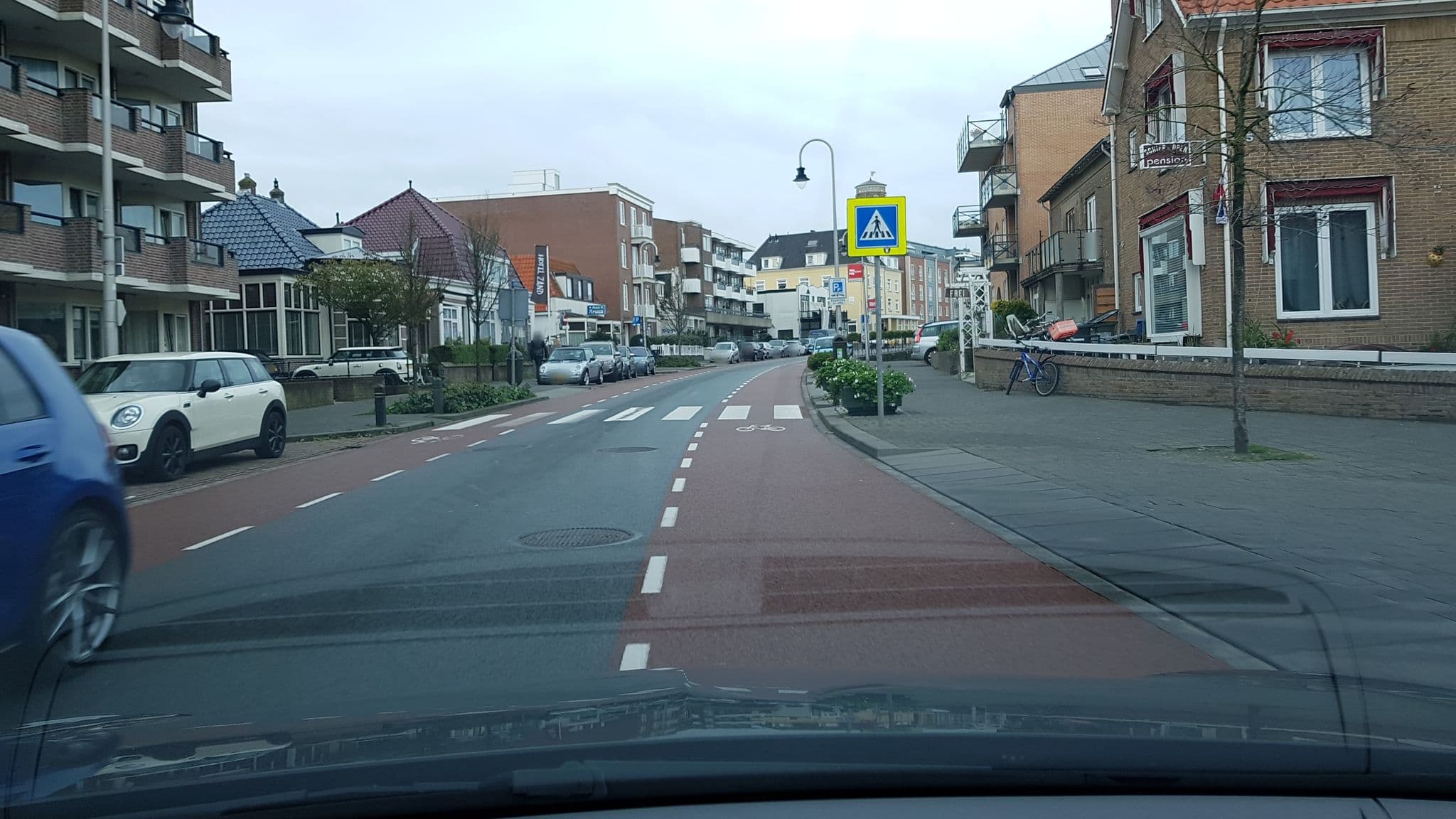Street view near Pension Oranje, Zandvoort