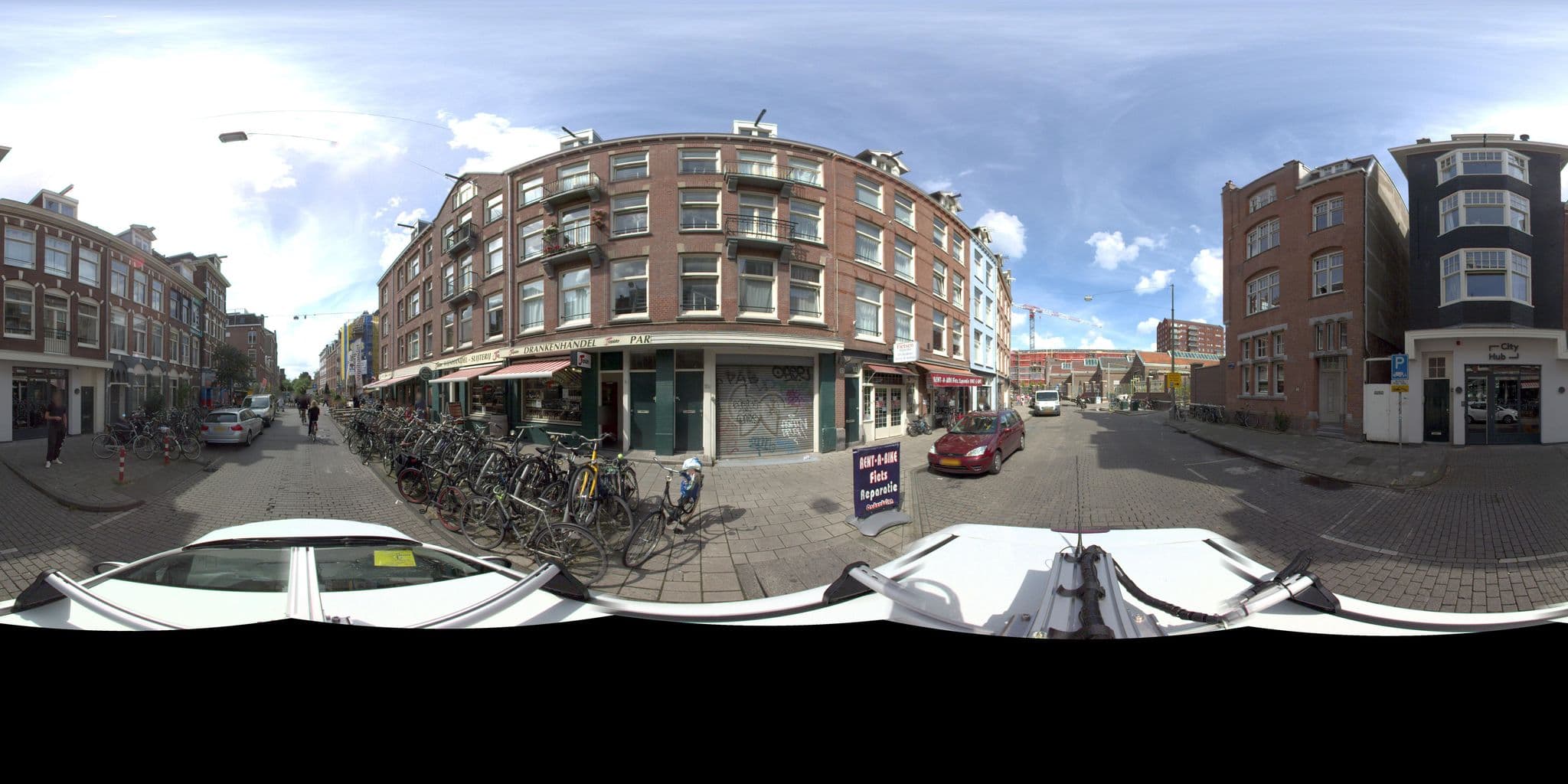 Street view near CityHub Amsterdam, Amsterdam