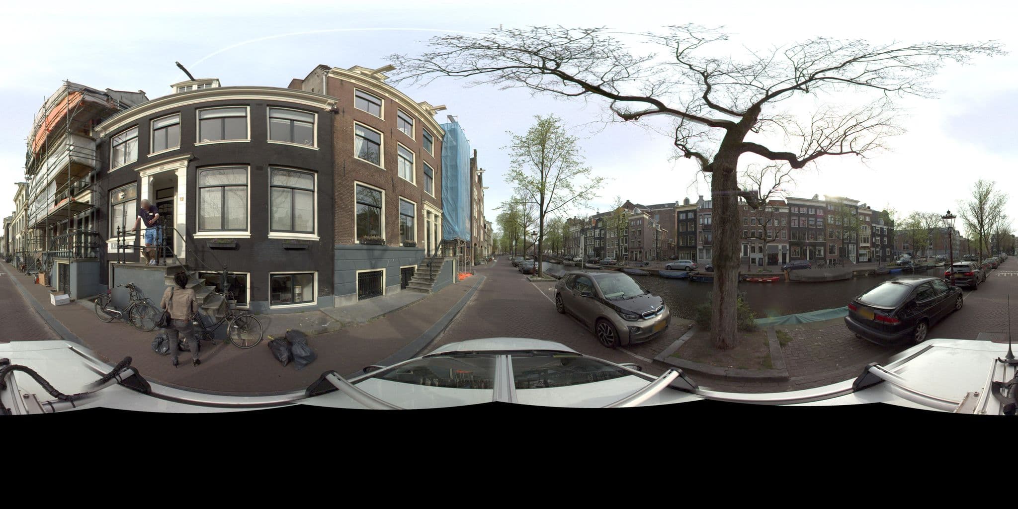 Street view near The Black Beauty, Amsterdam