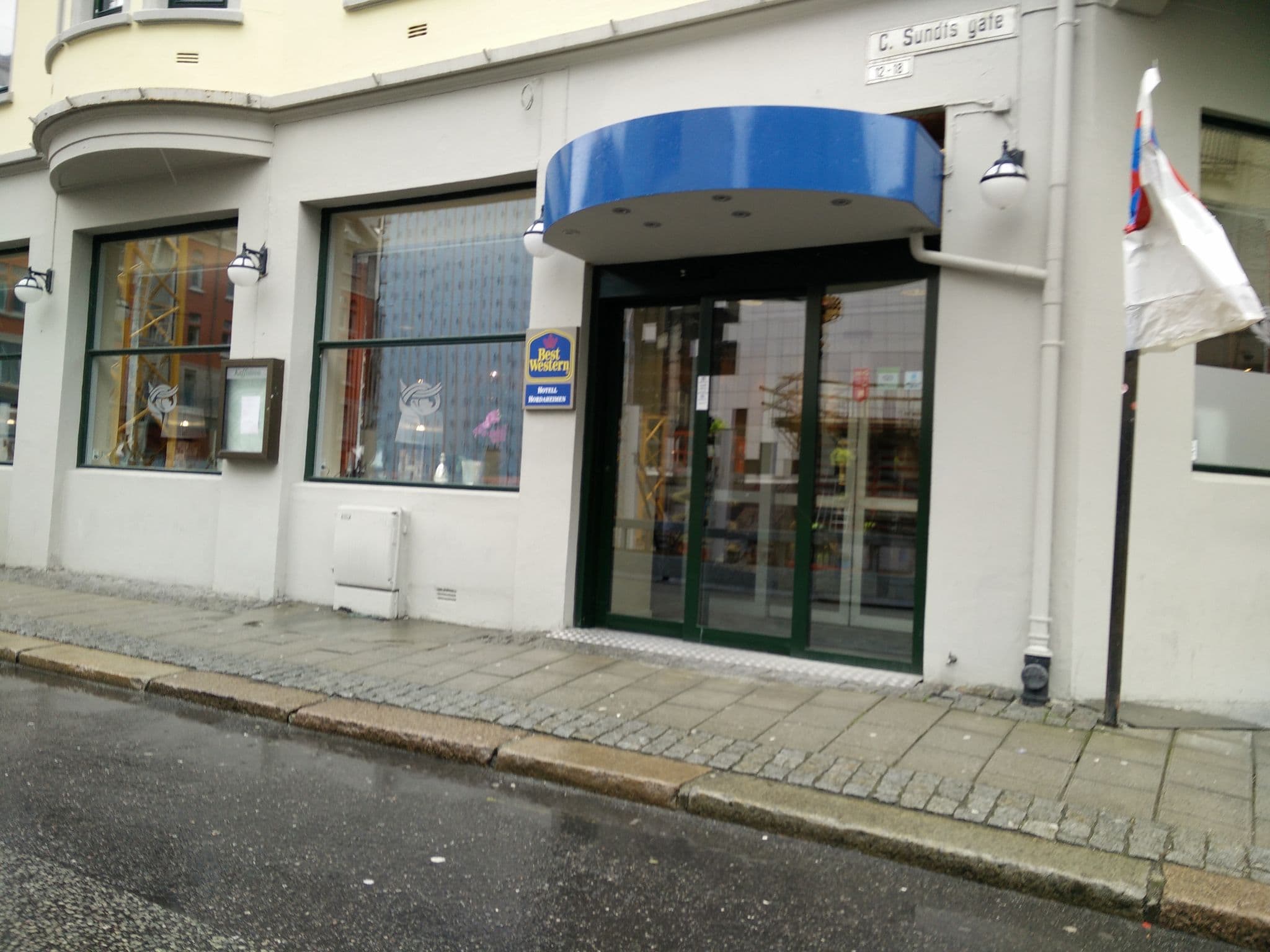 Street view near Augustin Hotel, Bergen — © volucris (CC BY-SA · Mapillary)