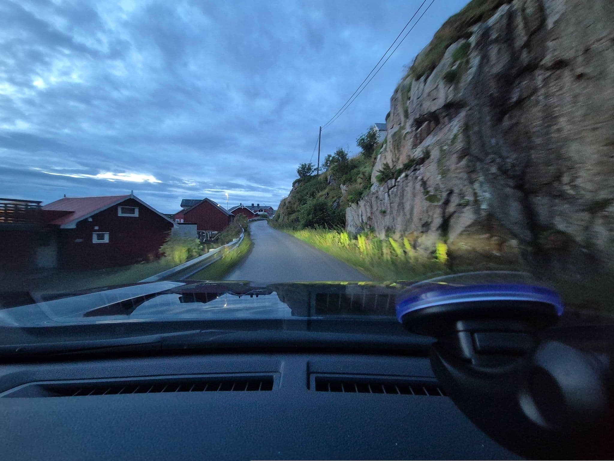 Street view near Gunnartangen Rorbuer, Myre — © Apirnus (CC BY-SA · Mapillary)