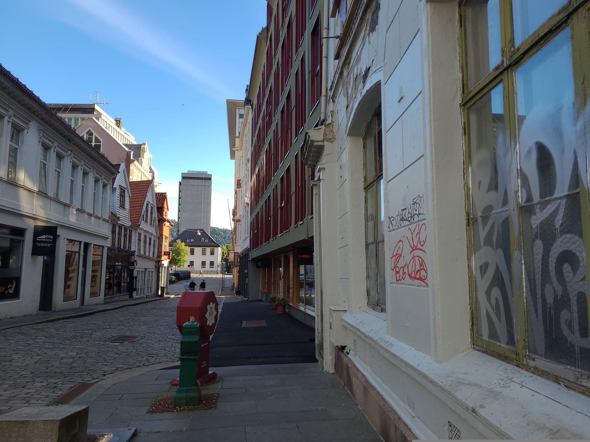 Street view near Skostredet Hotel, Bergen — © jopparn2 (CC BY-SA · Mapillary)