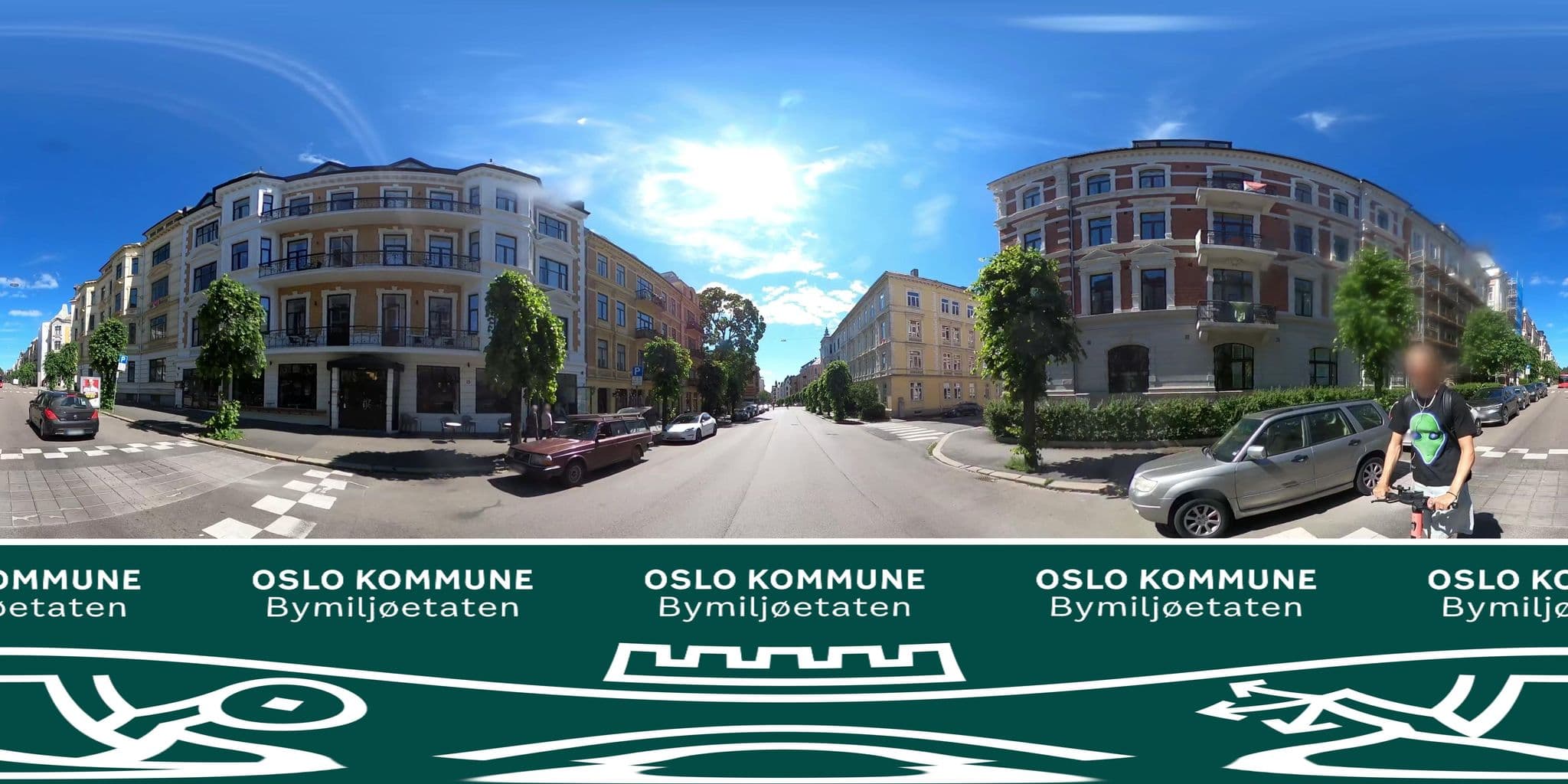 Street view near Numa Oslo Hotel, Oslo — © BYM_OlaJuulHolm (CC BY-SA · Mapillary)