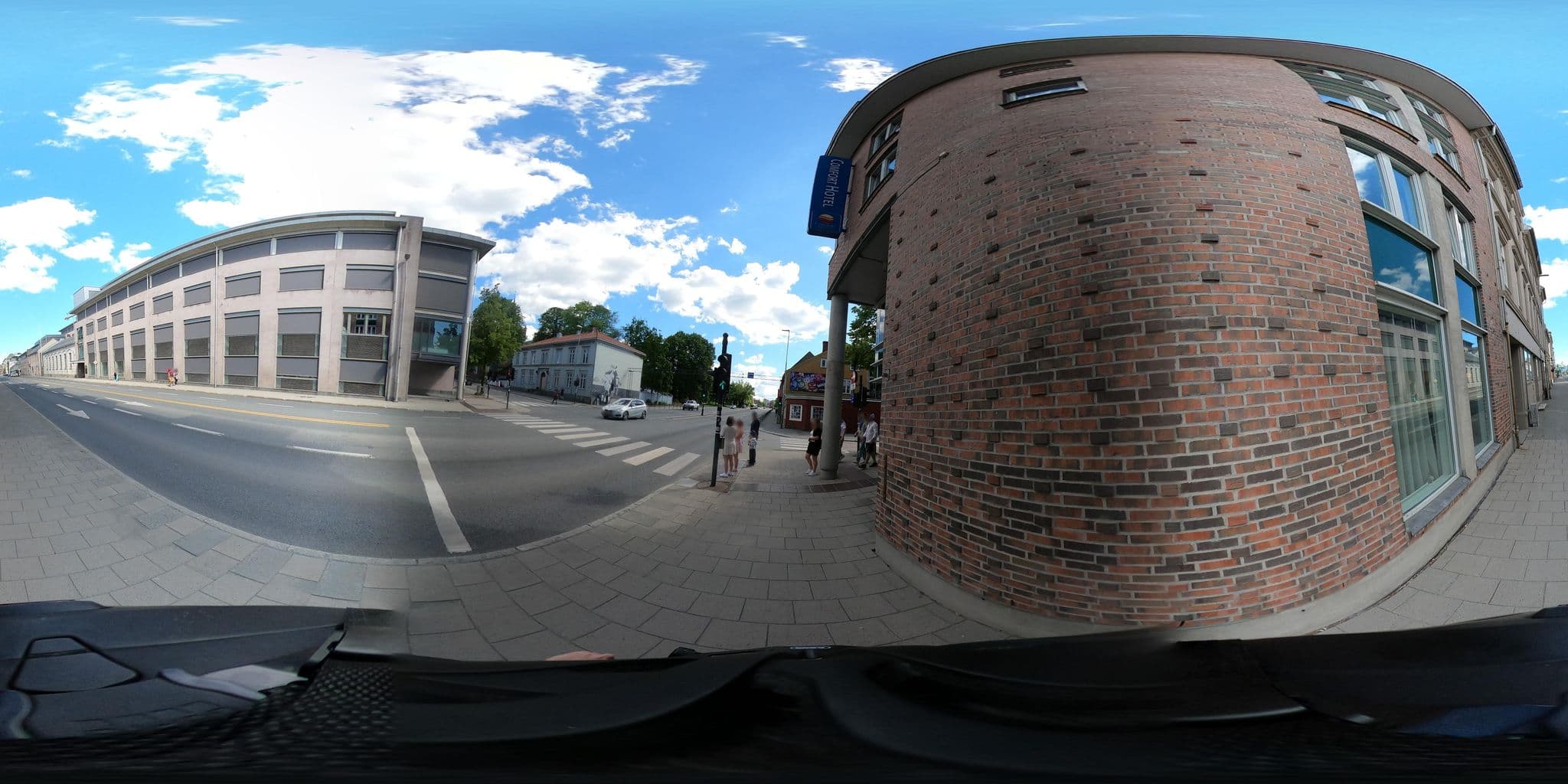 Street view near Comfort Hotel Park, Trondheim — © pbb (CC BY-SA · Mapillary)