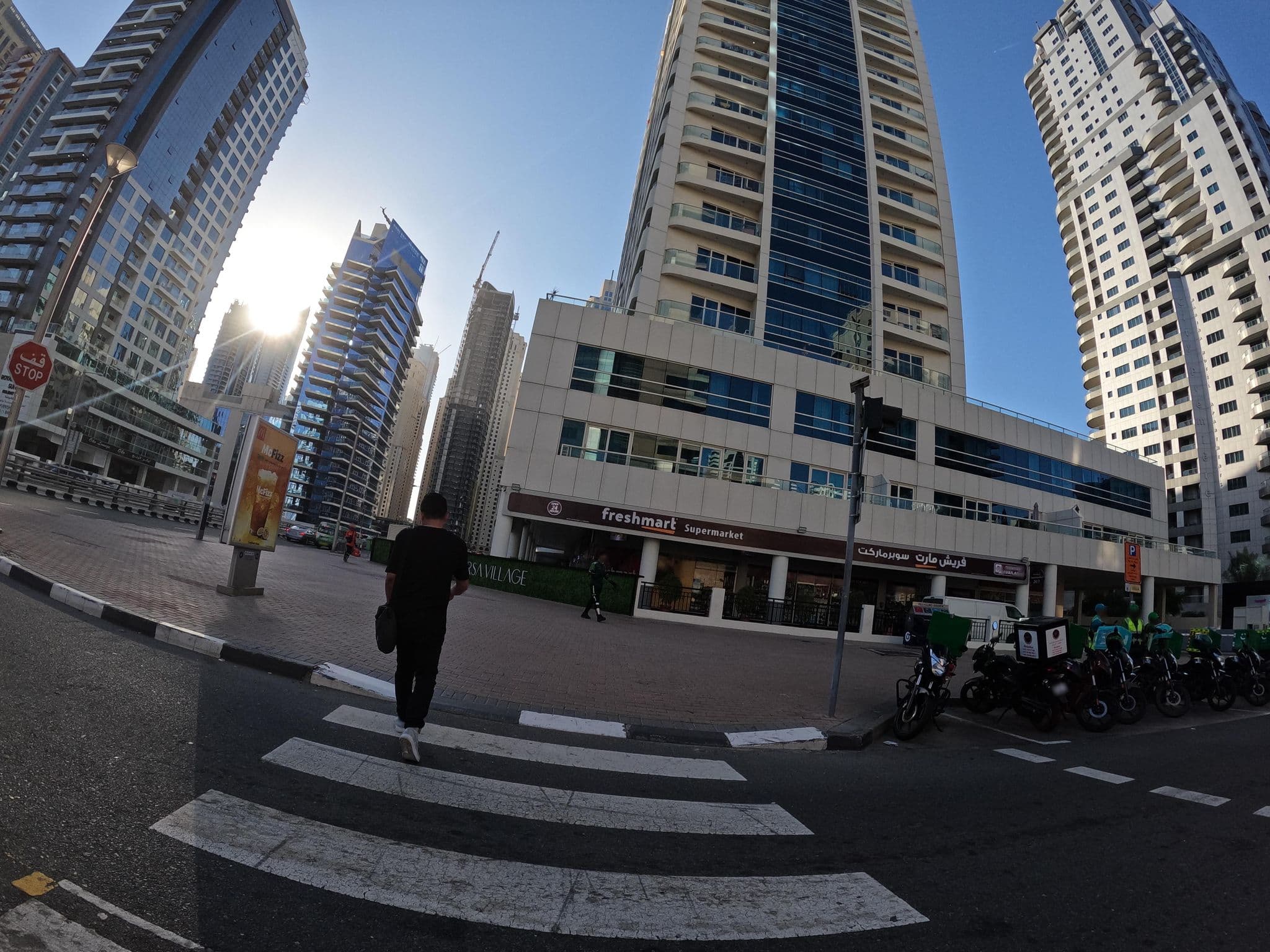 Street view near Radisson BLU Residence, Dubai Marina — © countzero5 (CC BY-SA · Mapillary)