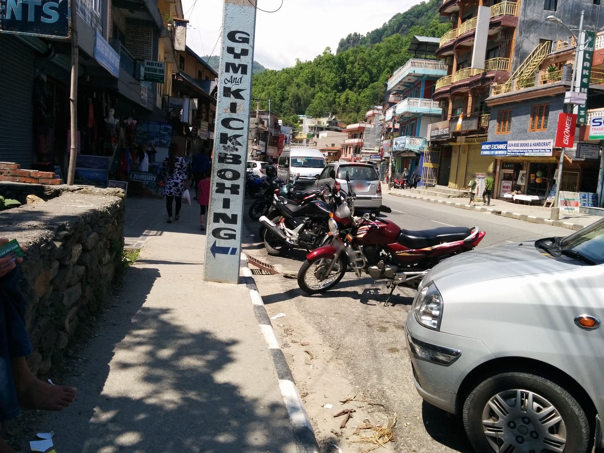 Street view near Phils Inn, Pokhara