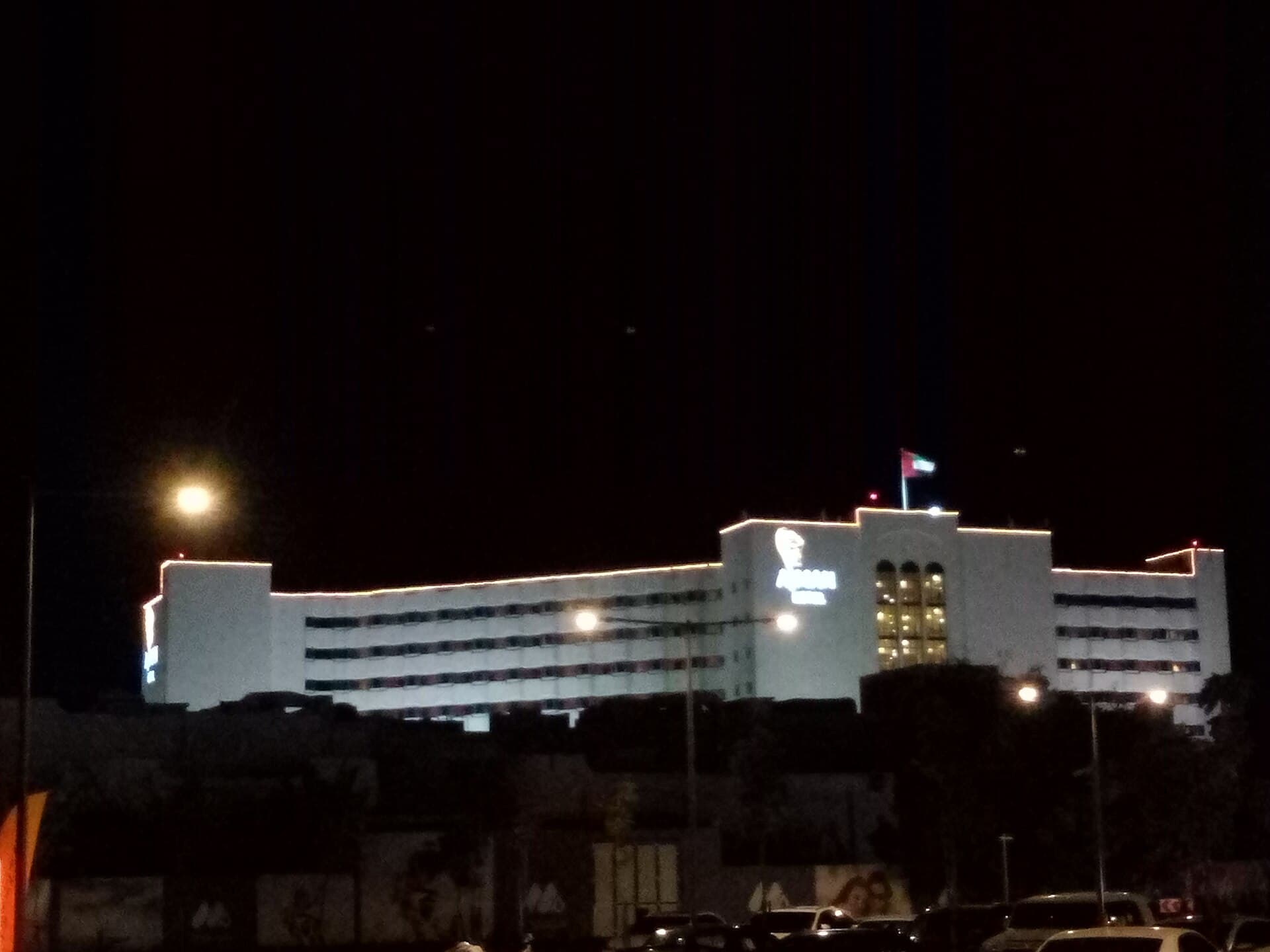 Ajman Hotel — photo via Wikimedia Commons