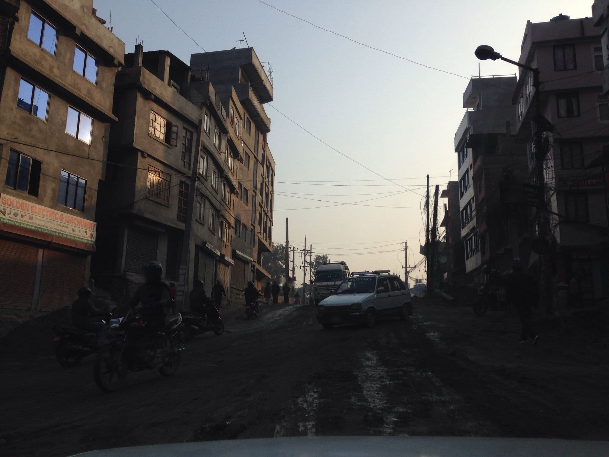 Street view near Hotel Manang, Kathmandu