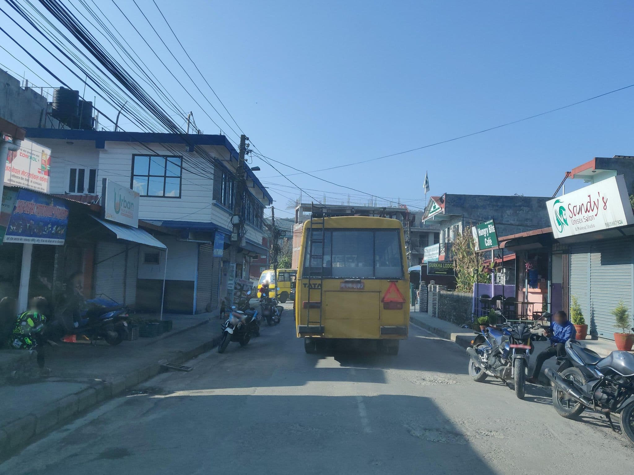 Street view near Gurkha Lodge, Pokhara