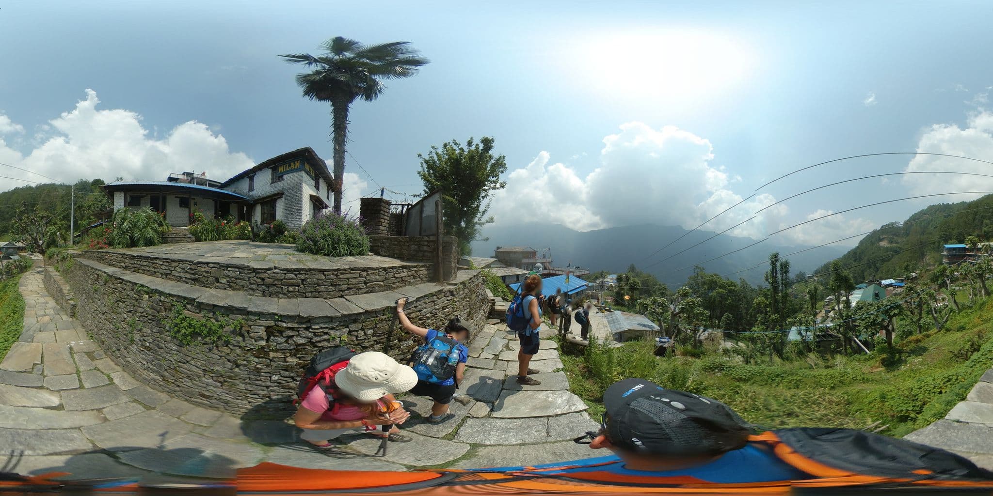 Street view near Peaceful Lodge, Chitre