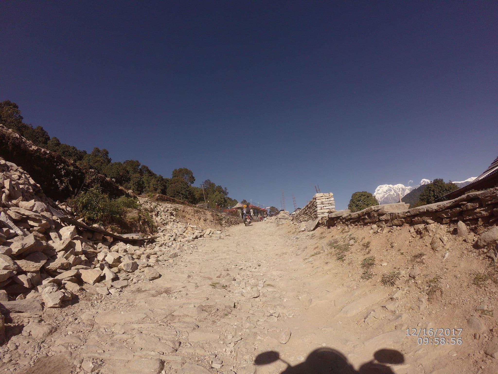 Street view near Paradise Hotel, Pokhara