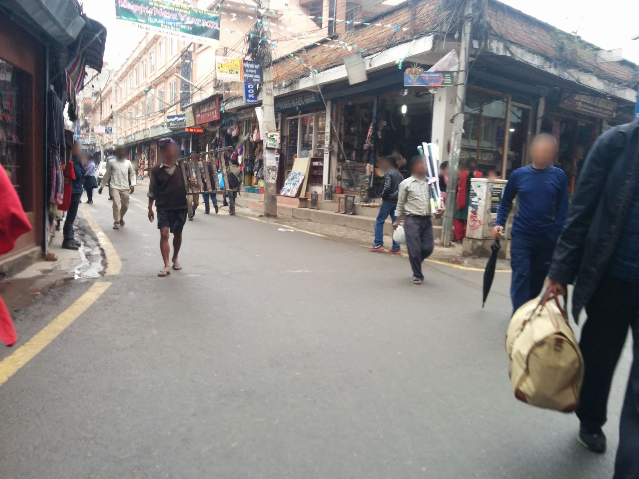 Street view near Potala Guesthouse, Kathmandu