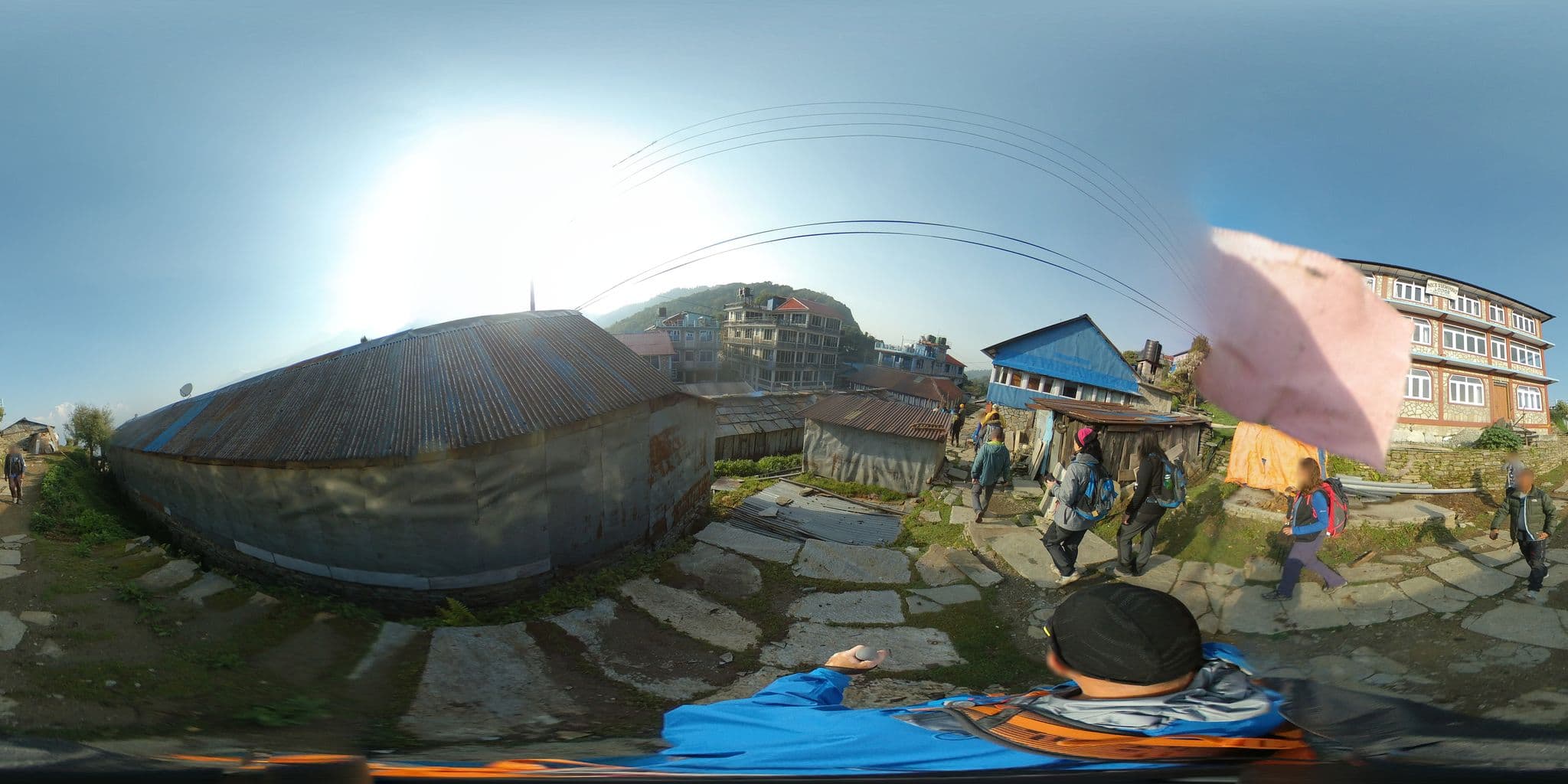 Street view near Hungry Eye Lodge, Chitre
