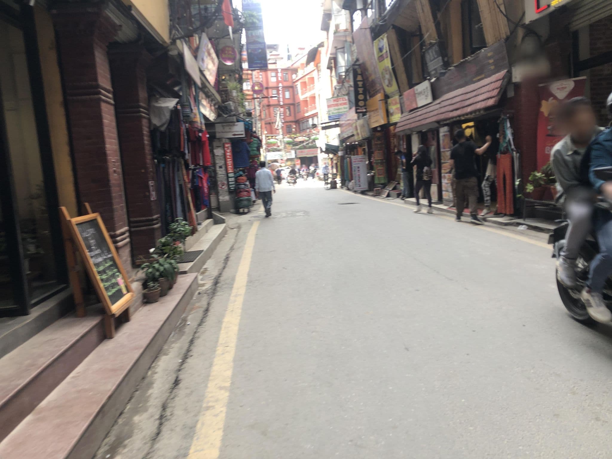 Street view near Excelsior Hotel, Kathmandu
