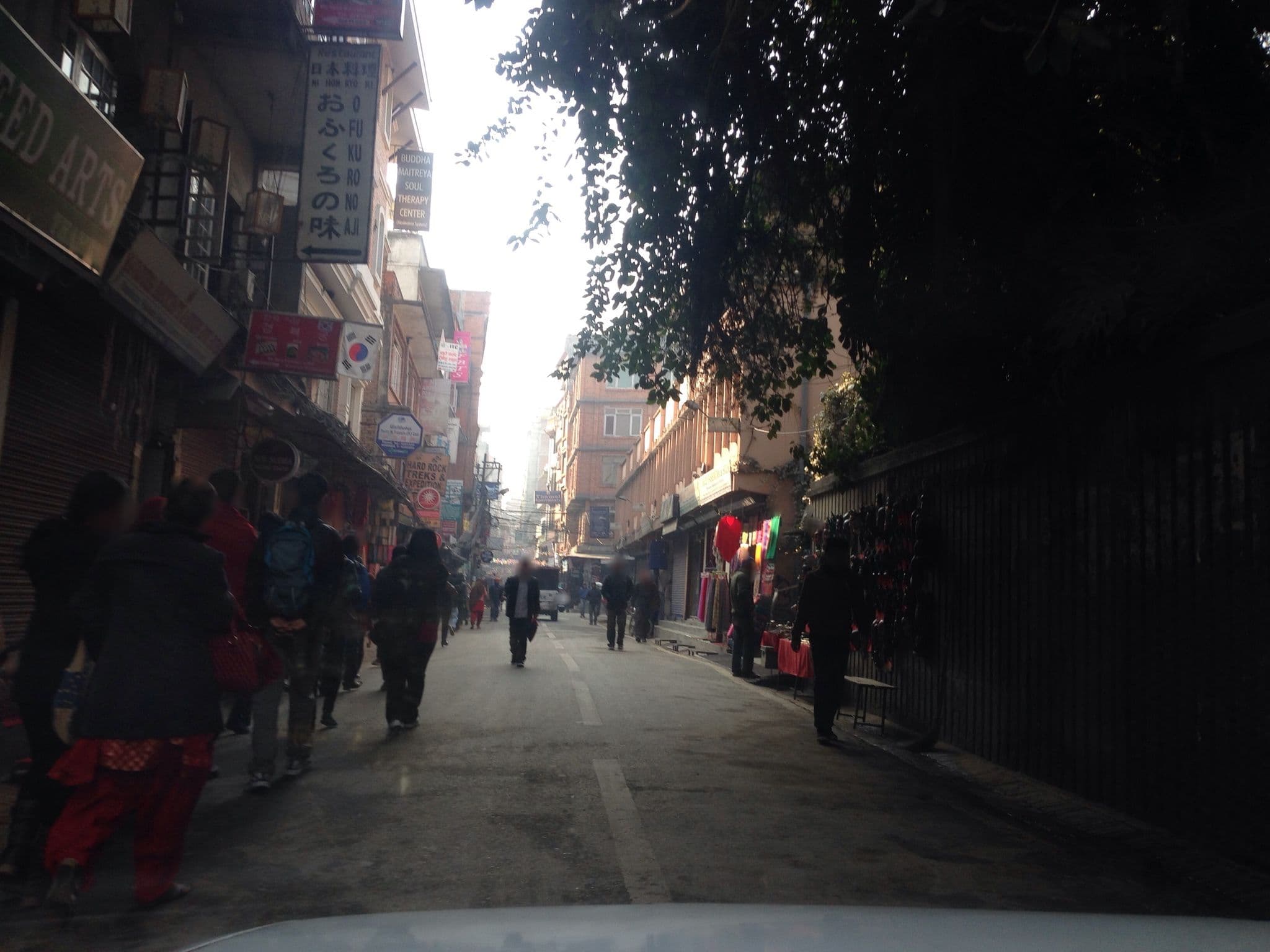 Street view near Pisang, Kathmandu