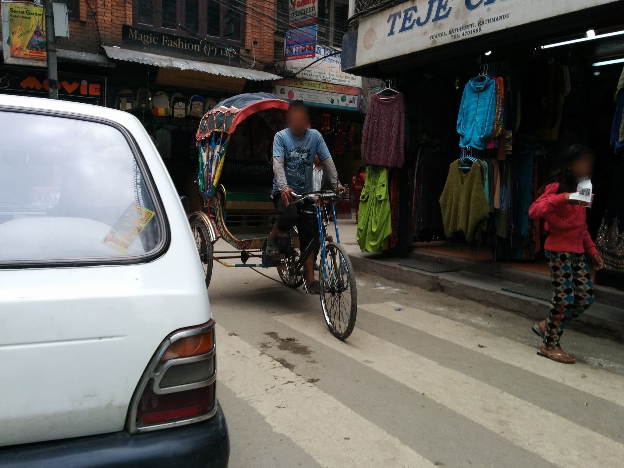 Street view near Holy Lodge, Kathmandu