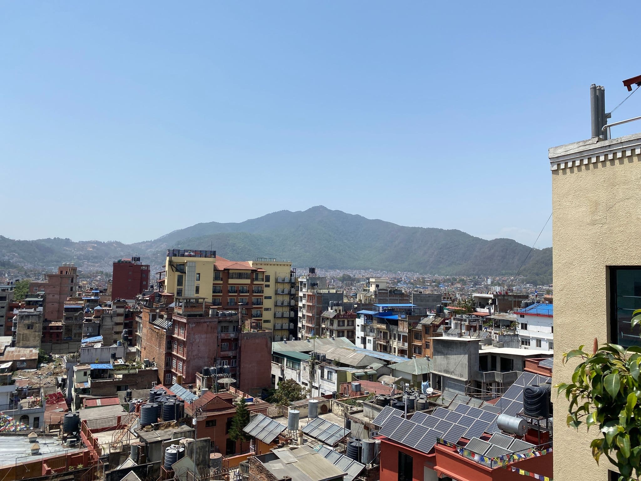 Street view near Northfield Hotel, Kathmandu