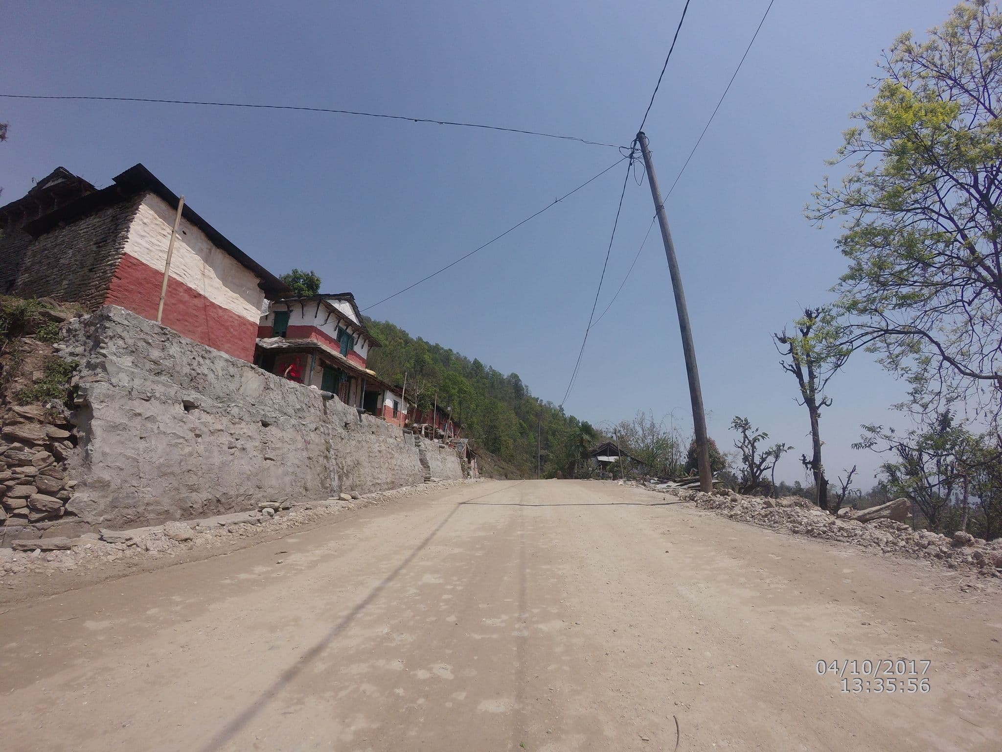 Street view near Sunita Guest House and Restaurant, Pokhara