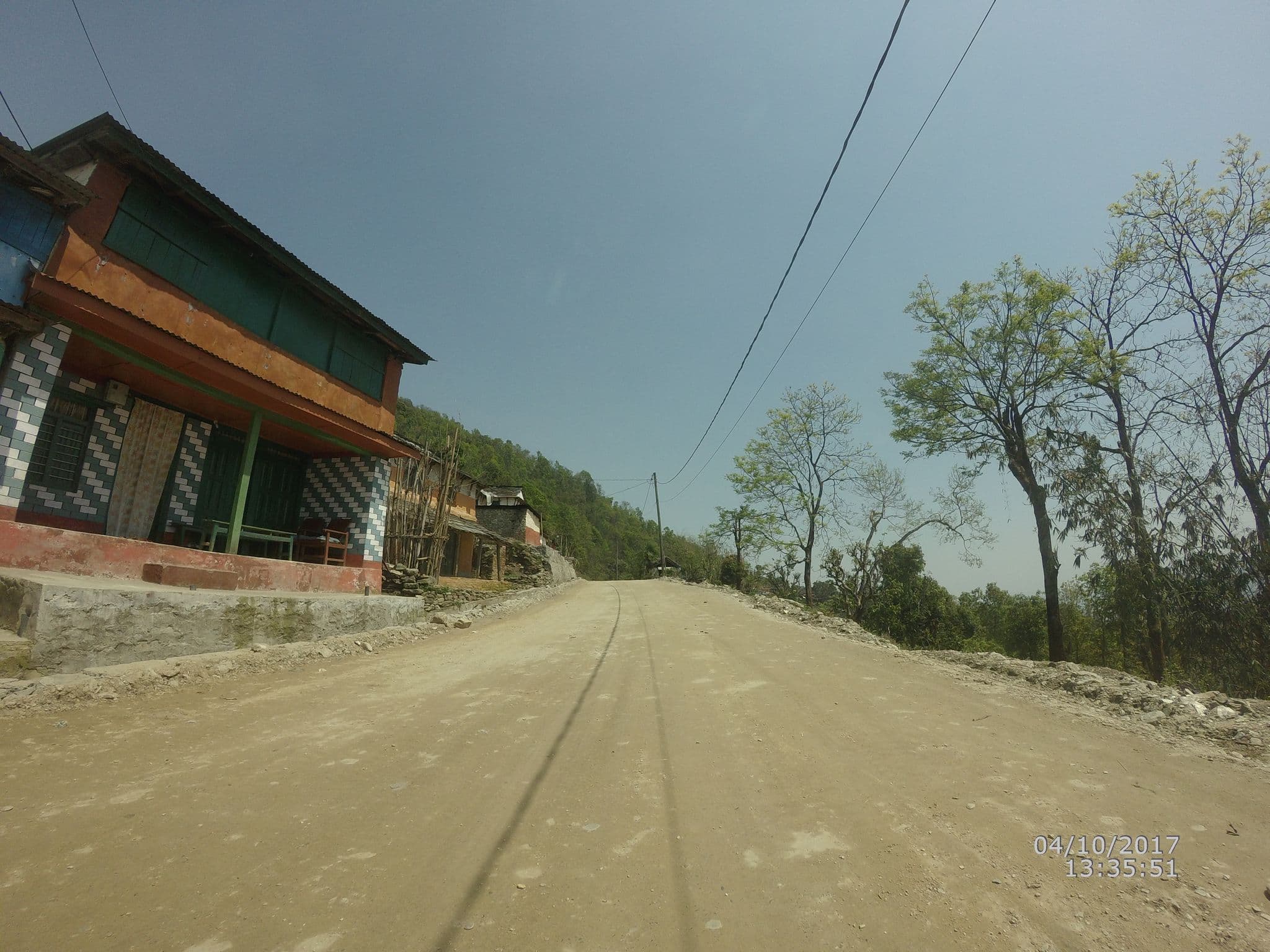 Street view near Shiva Lodge and Restaurant, Pokhara