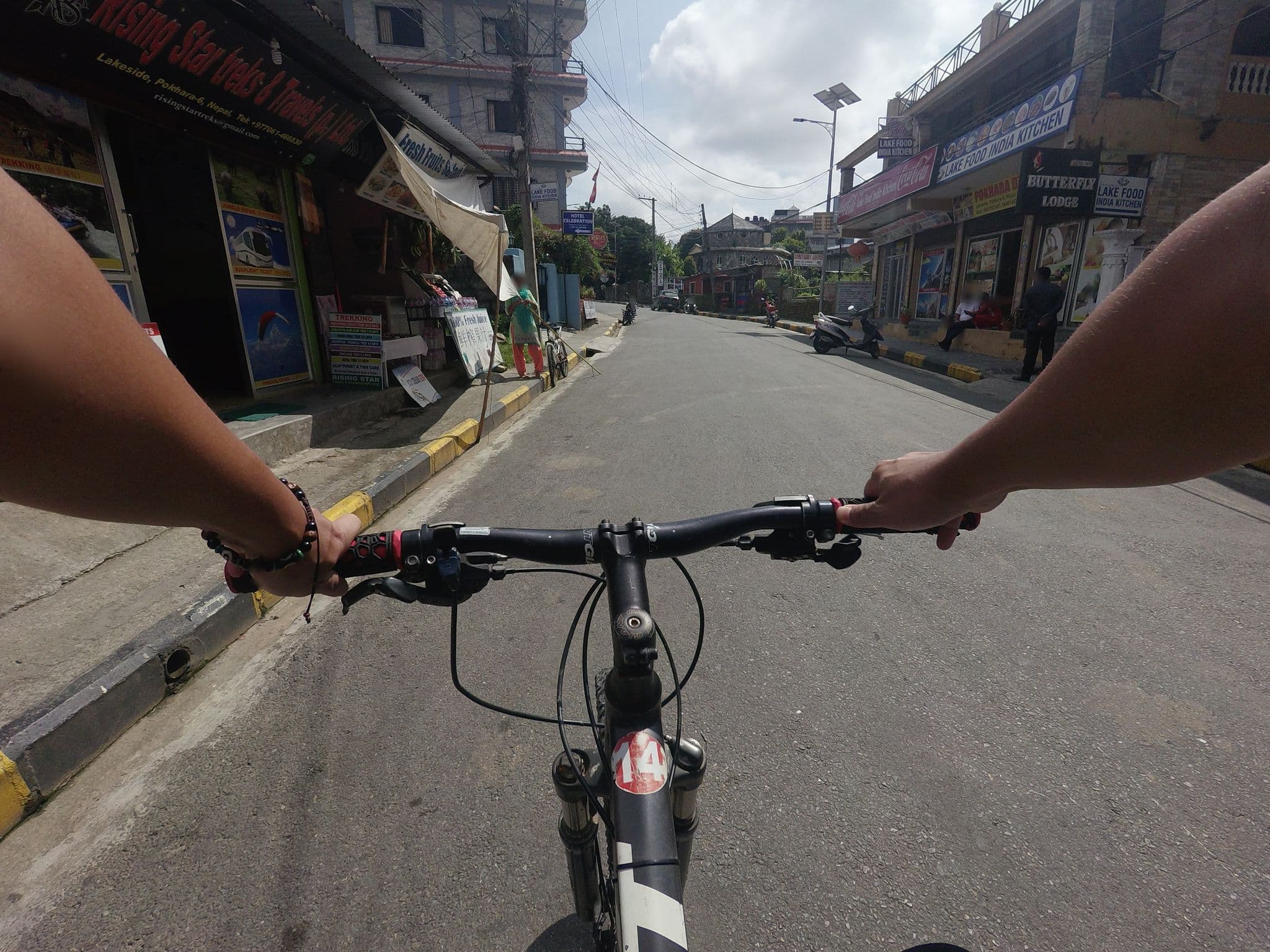 Street view near Butterfly Lodge, Pokhara