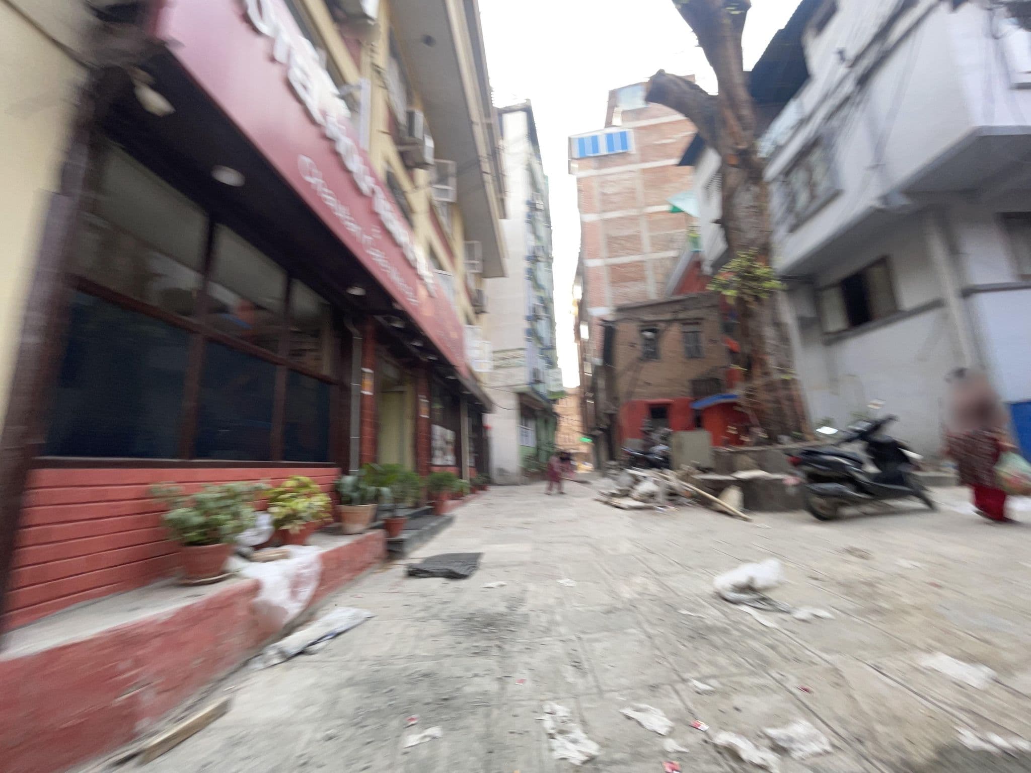 Street view near Holy Temple Tree, Kathmandu