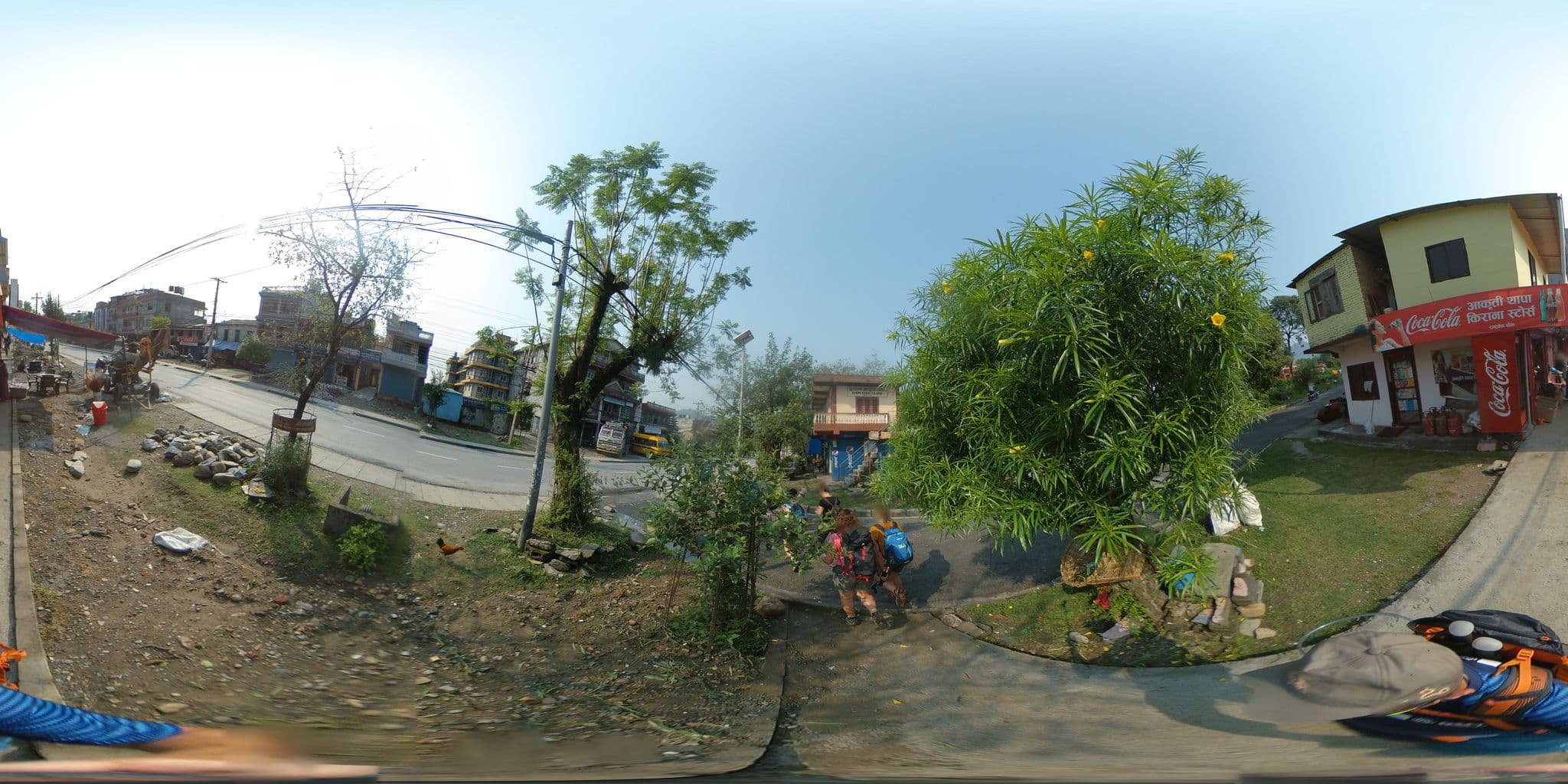 Street view near Hotel Nature Land, Pokhara
