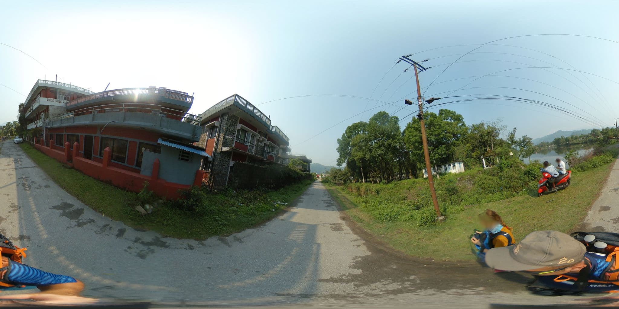 Street view near Monalisa Hotel, Pokhara