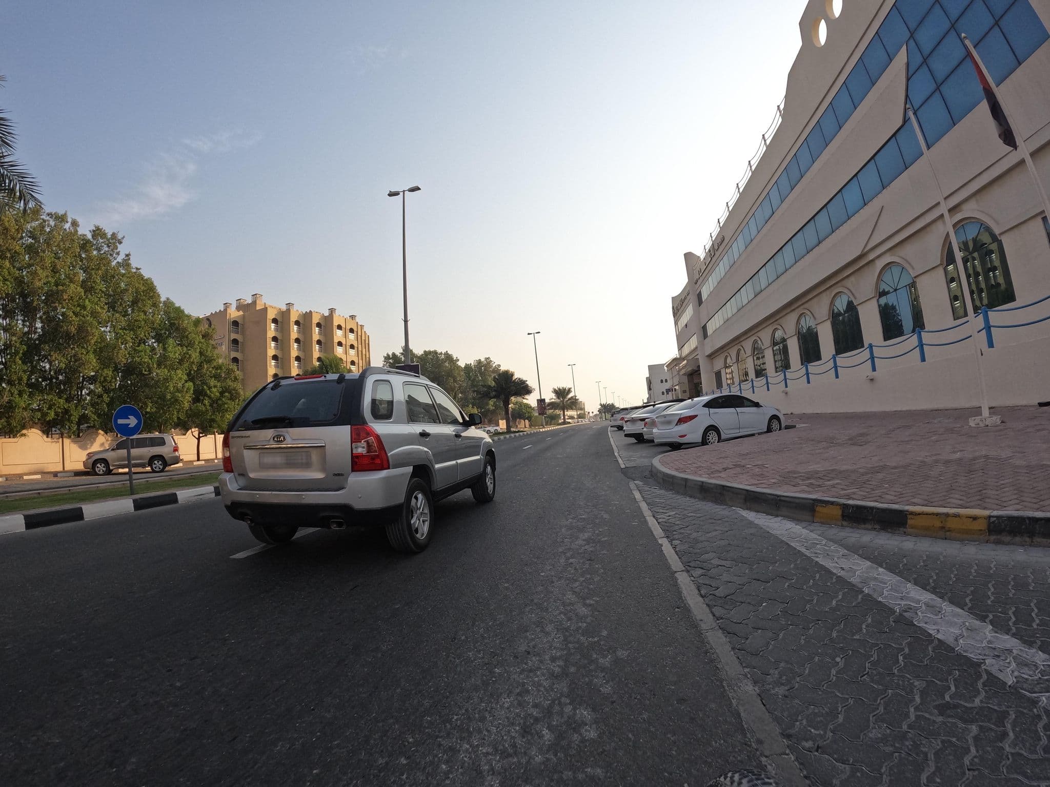 Street view near Lords Beach Hotel, Al Majaz — © countzero5 (CC BY-SA · Mapillary)
