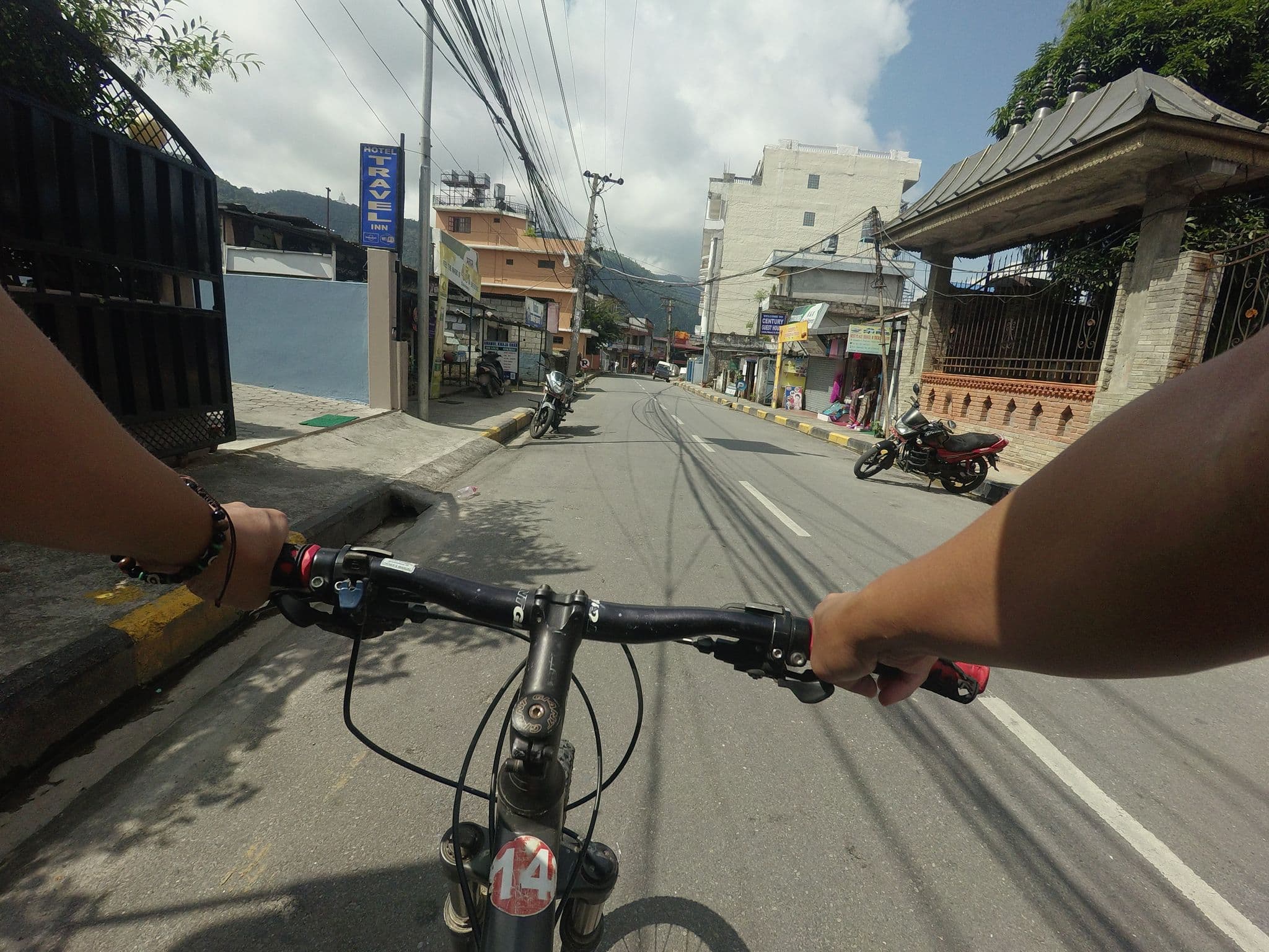 Street view near Donosti Lakeside Hotel, Pokhara
