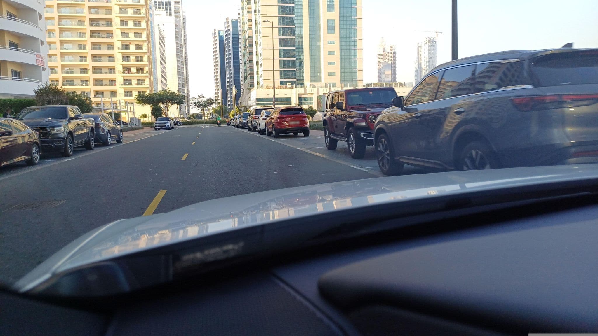 Street view near Ramee Rose Hotel, Knowledge Village — © saim786 (CC BY-SA · Mapillary)