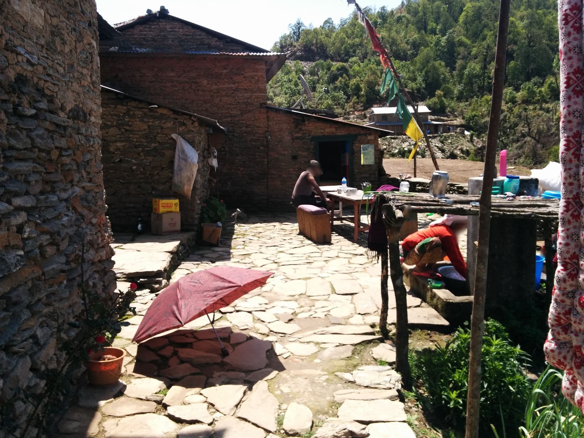 Street view near Sunset Guest House, Kusma — © sashazykov (CC BY-SA · Mapillary)
