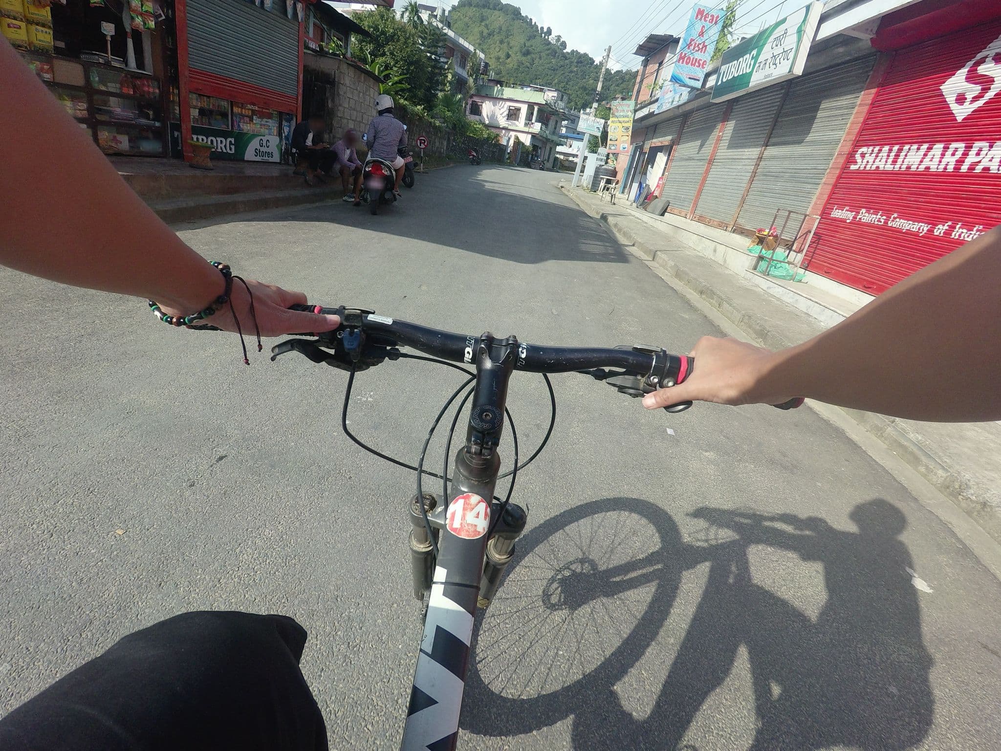 Street view near Lake Top, Pokhara