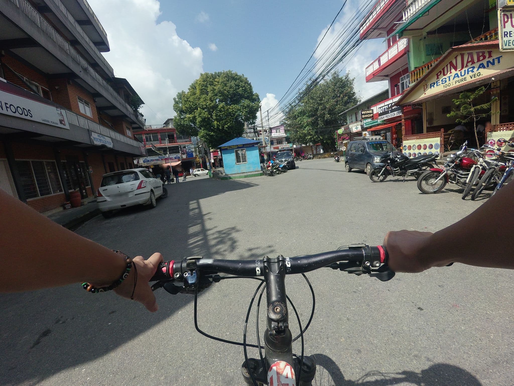 Street view near Hotel Panas, Pokhara