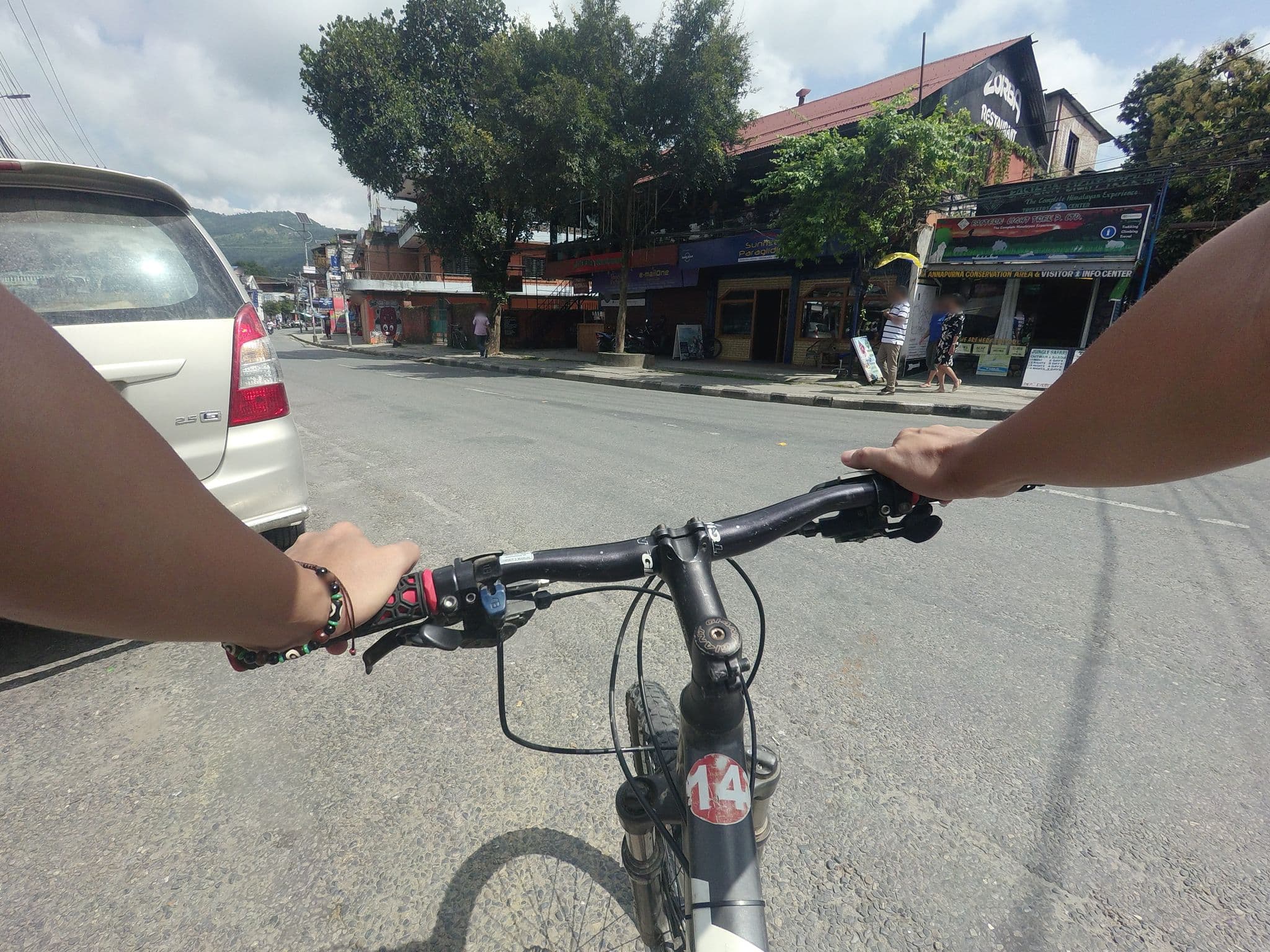 Street view near Yeti Guest House, Pokhara