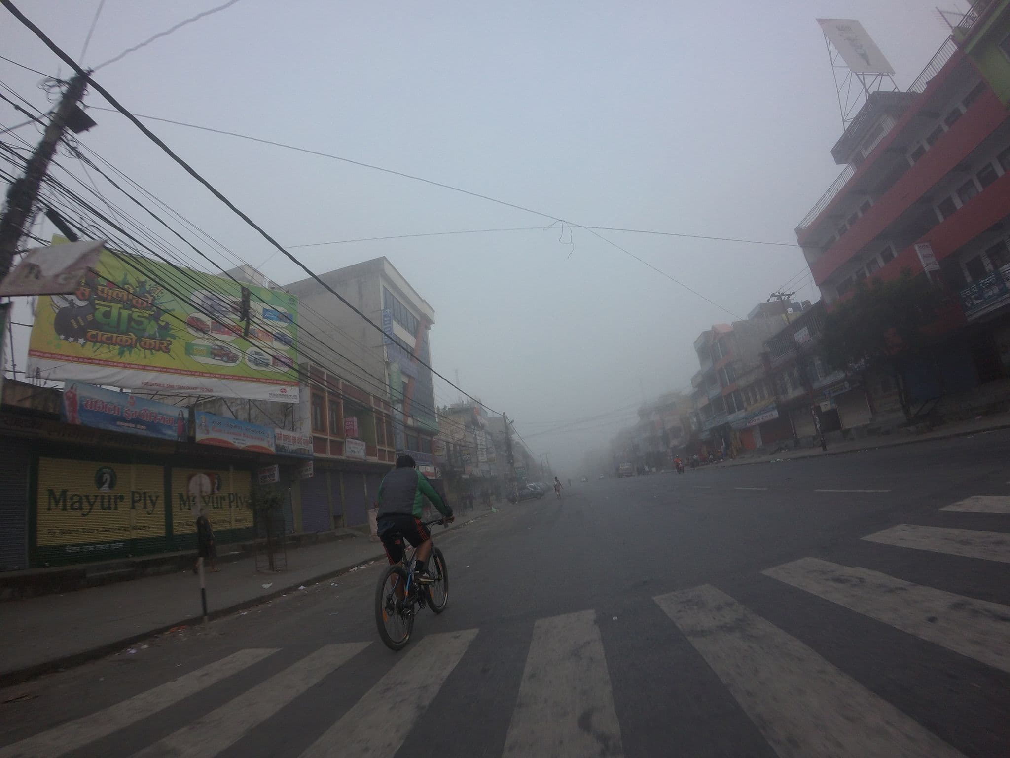 Street view near Miracle Hostel, Pokhara