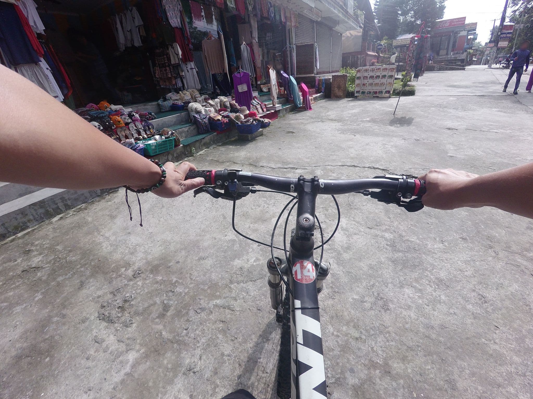 Street view near Hotel Dahlia, Pokhara