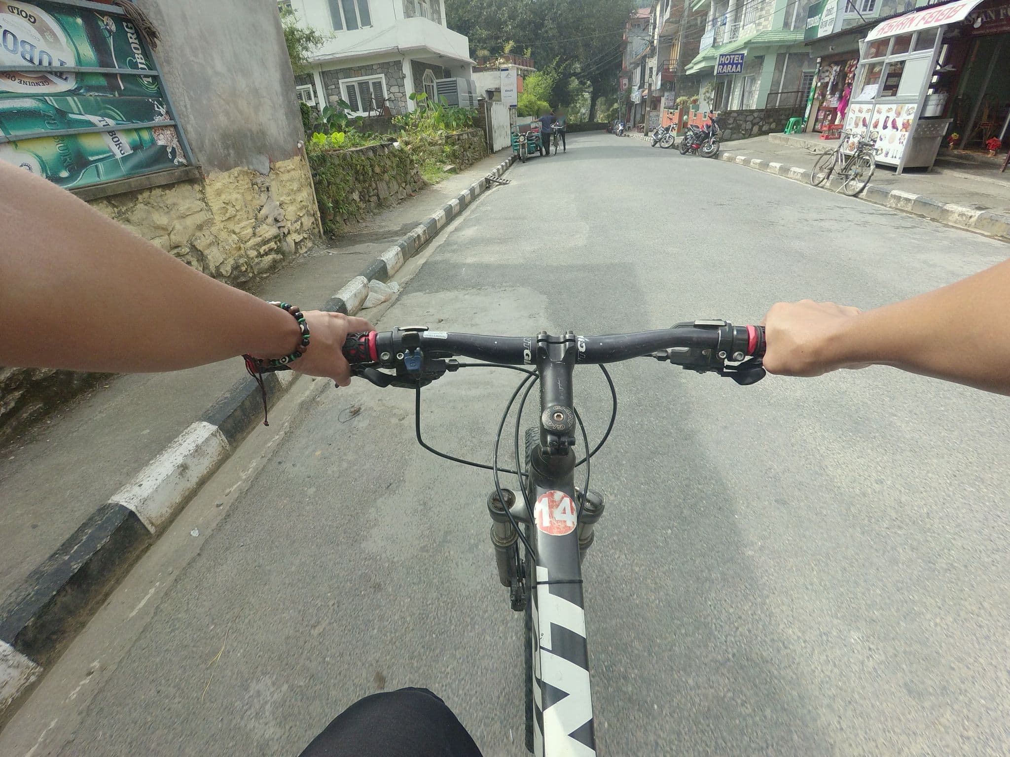 Street view near Hotel Rara, Pokhara