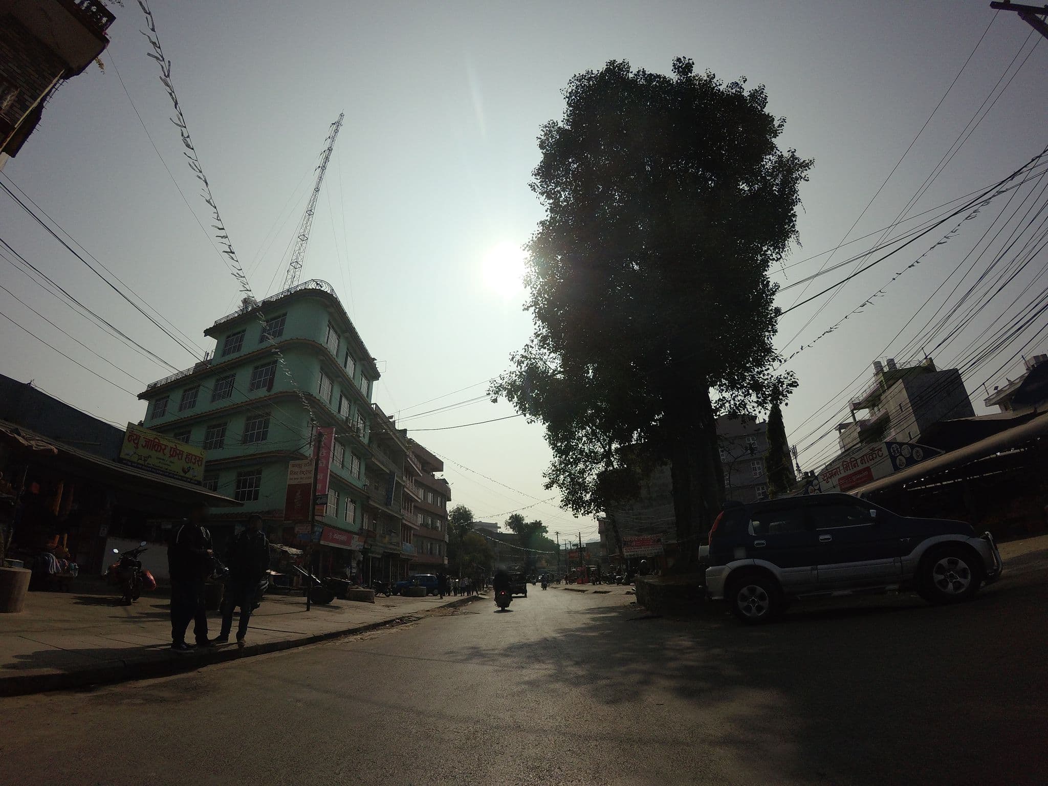 Street view near Hotel Mustang, Pokhara