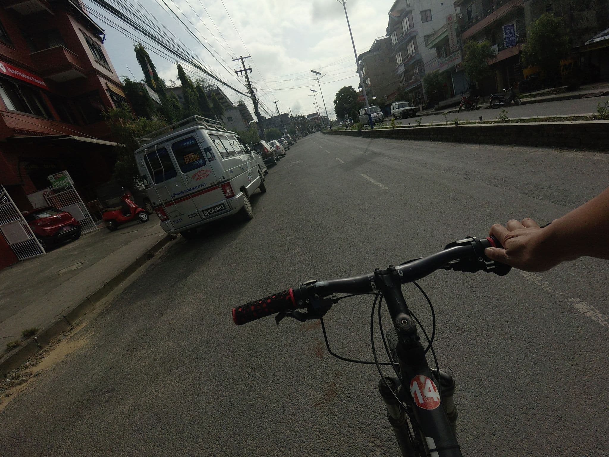 Street view near Hotel Motherland, Pokhara — © GOwin (CC BY-SA · Mapillary)