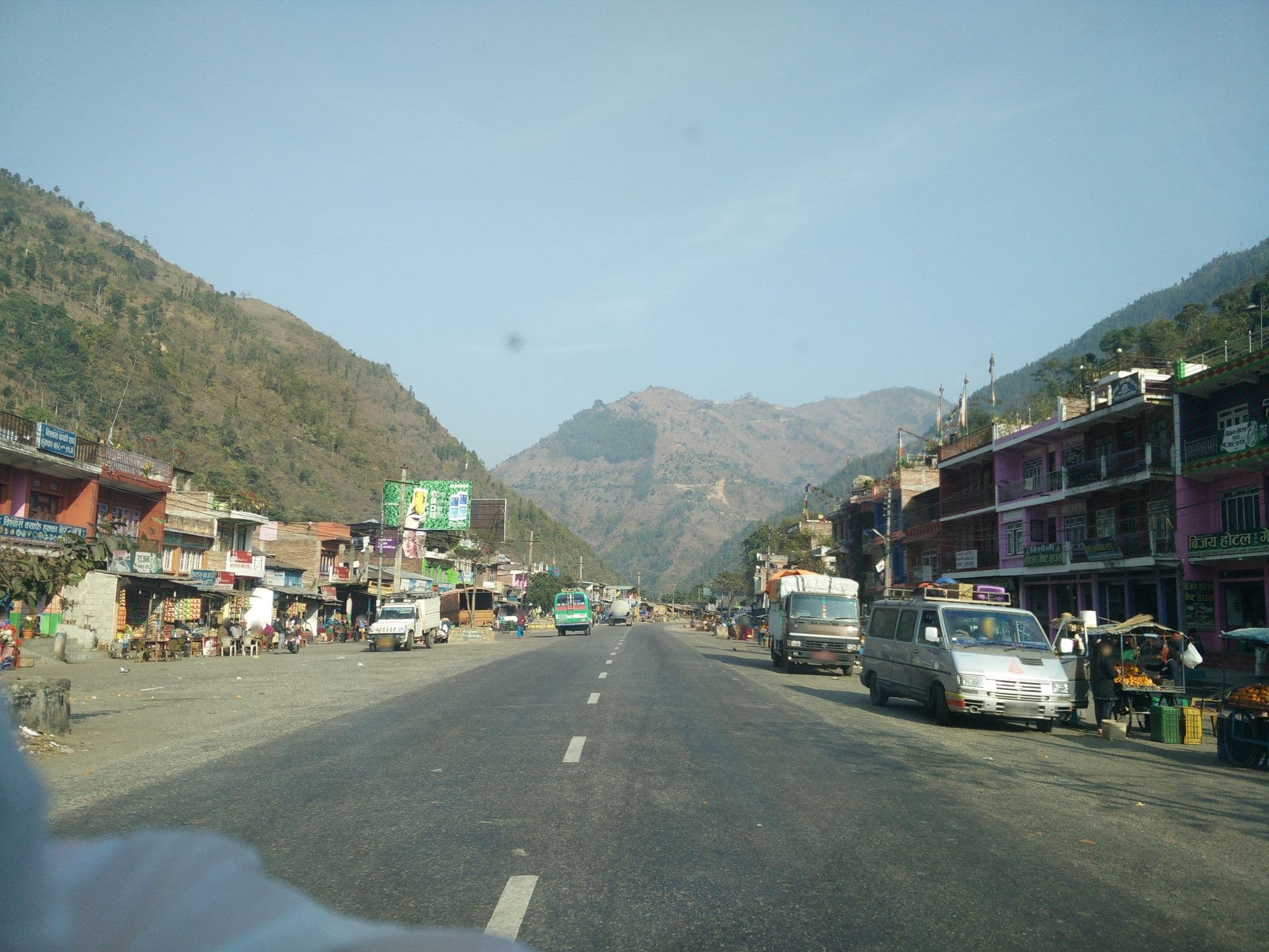 Street view near Abdullah Hotel, Bharatpur