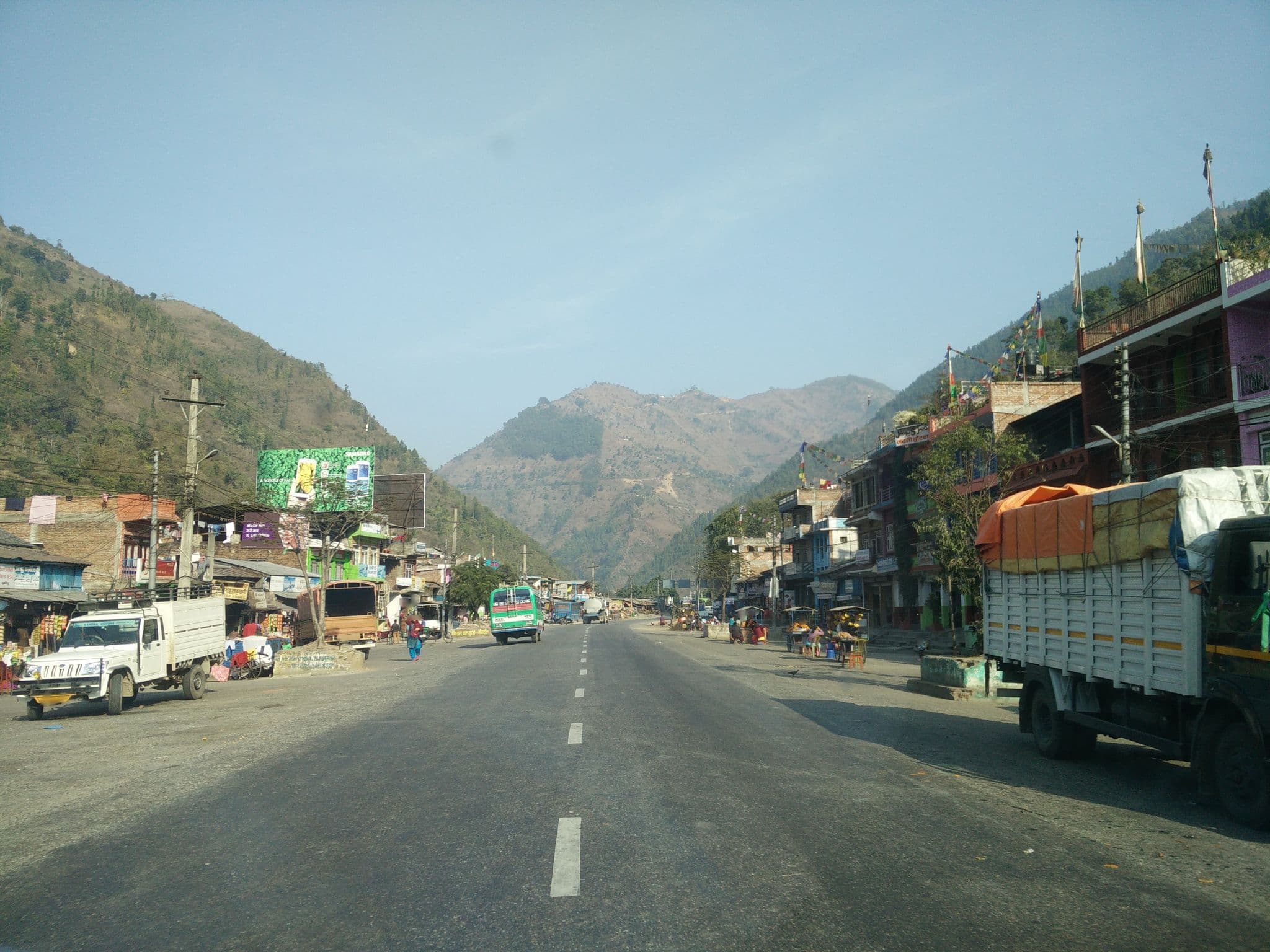 Street view near Mugling Guest House, Bharatpur