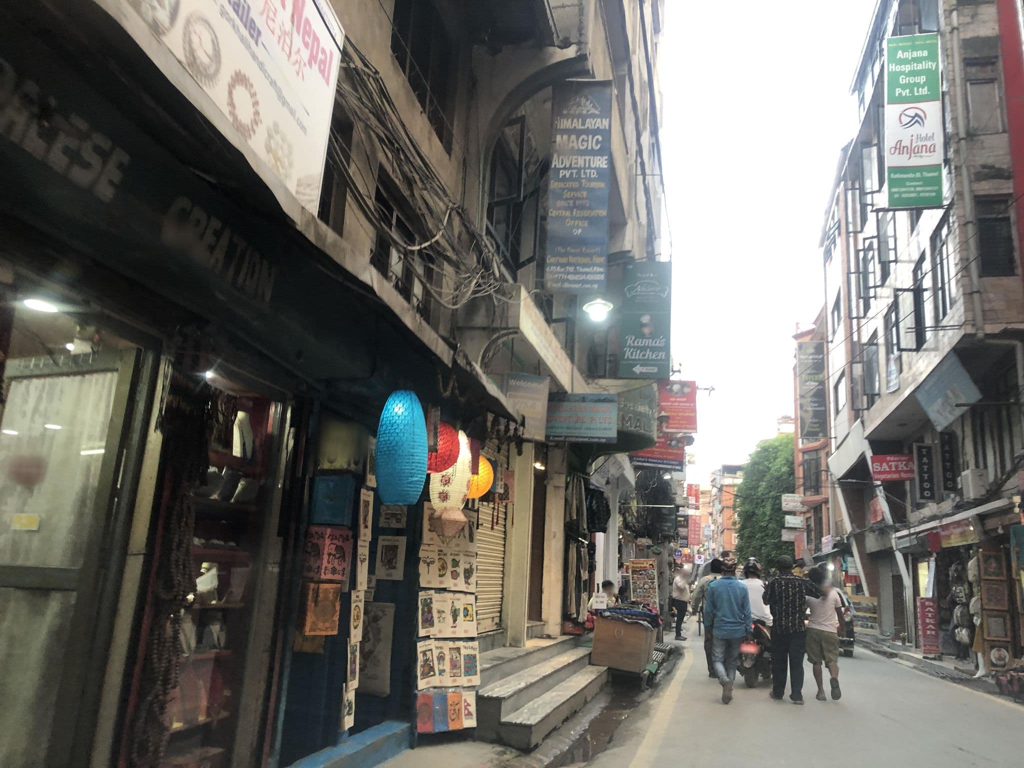 Street view near Hotel The GreatWall, Kathmandu